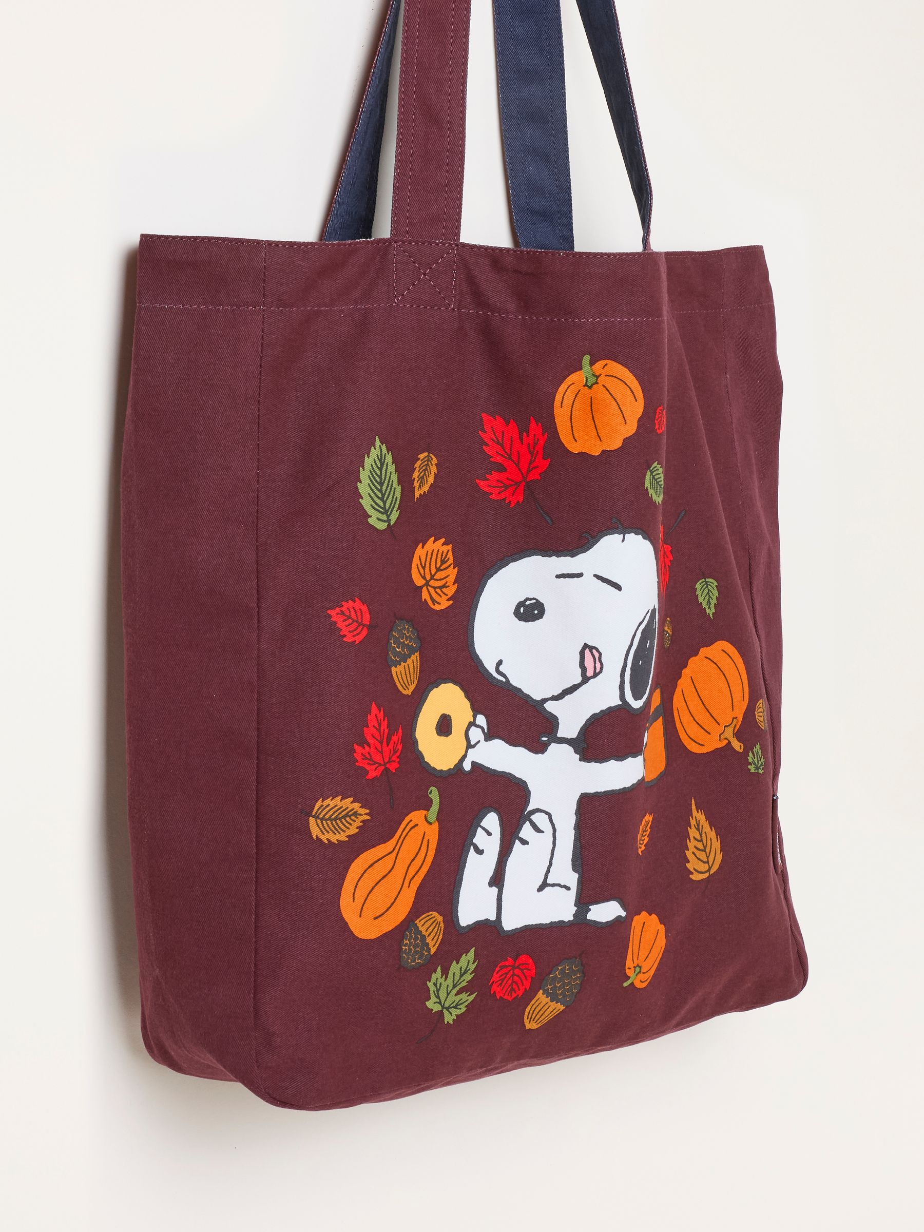 Burgundy Red Snoopy Reversible Tote Bag - Image 3 of 3