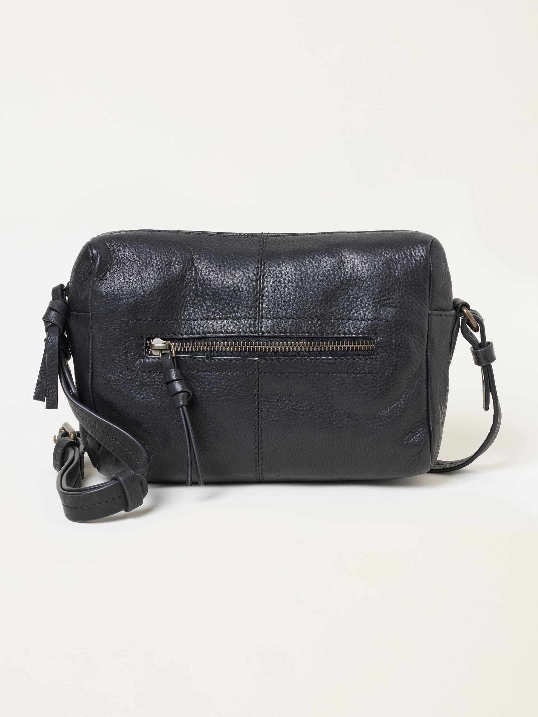 Black Maya Leather Crossbody Bag - Image 3 of 5