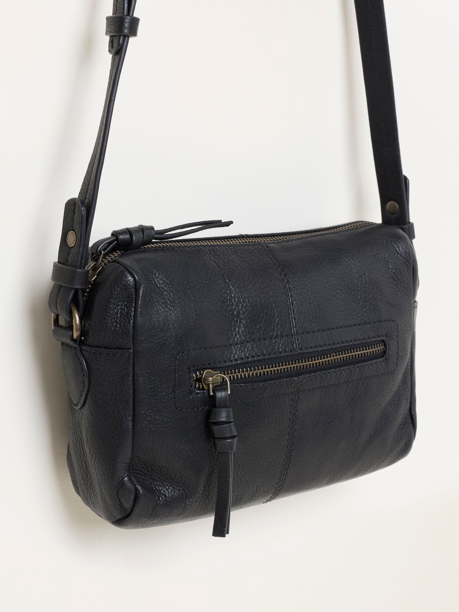 Black Maya Leather Crossbody Bag - Image 5 of 5
