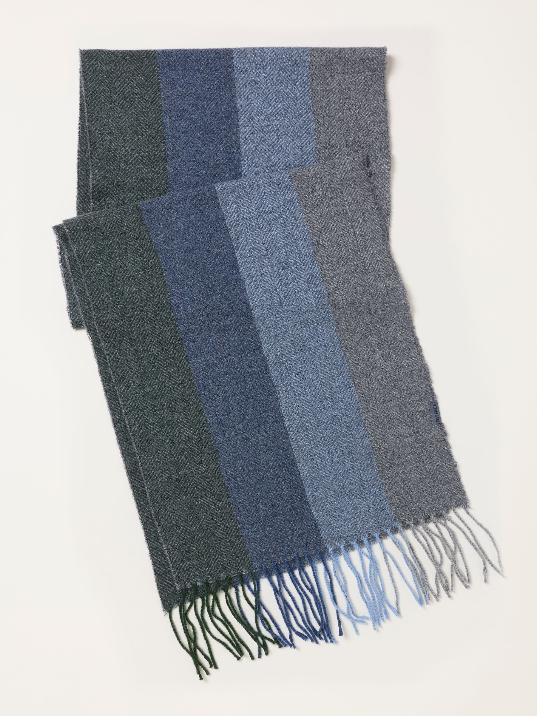Grey Stripe Scarf - Image 2 of 3