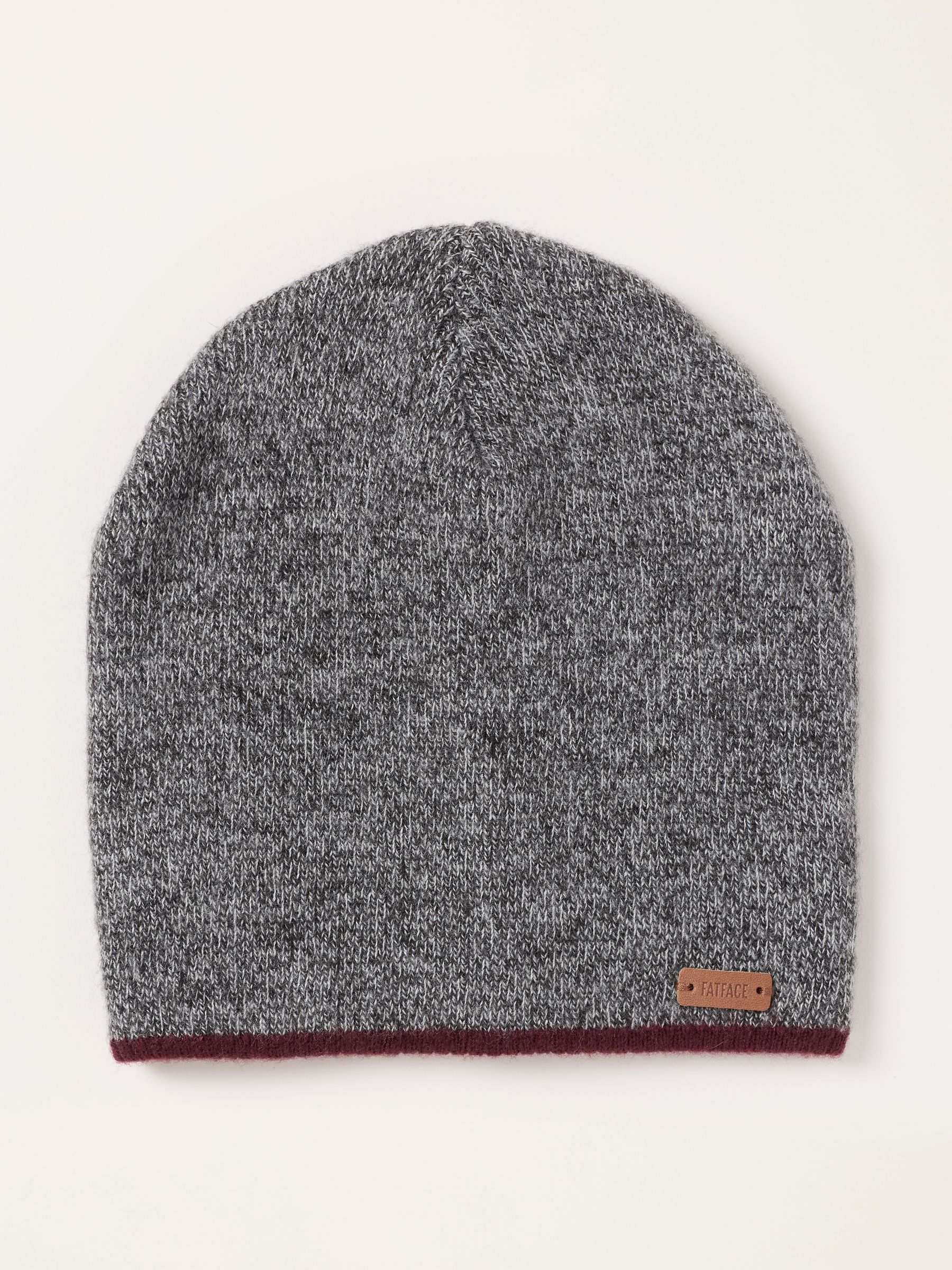 Charcoal Grey Brushed Beanie - Image 1 of 3