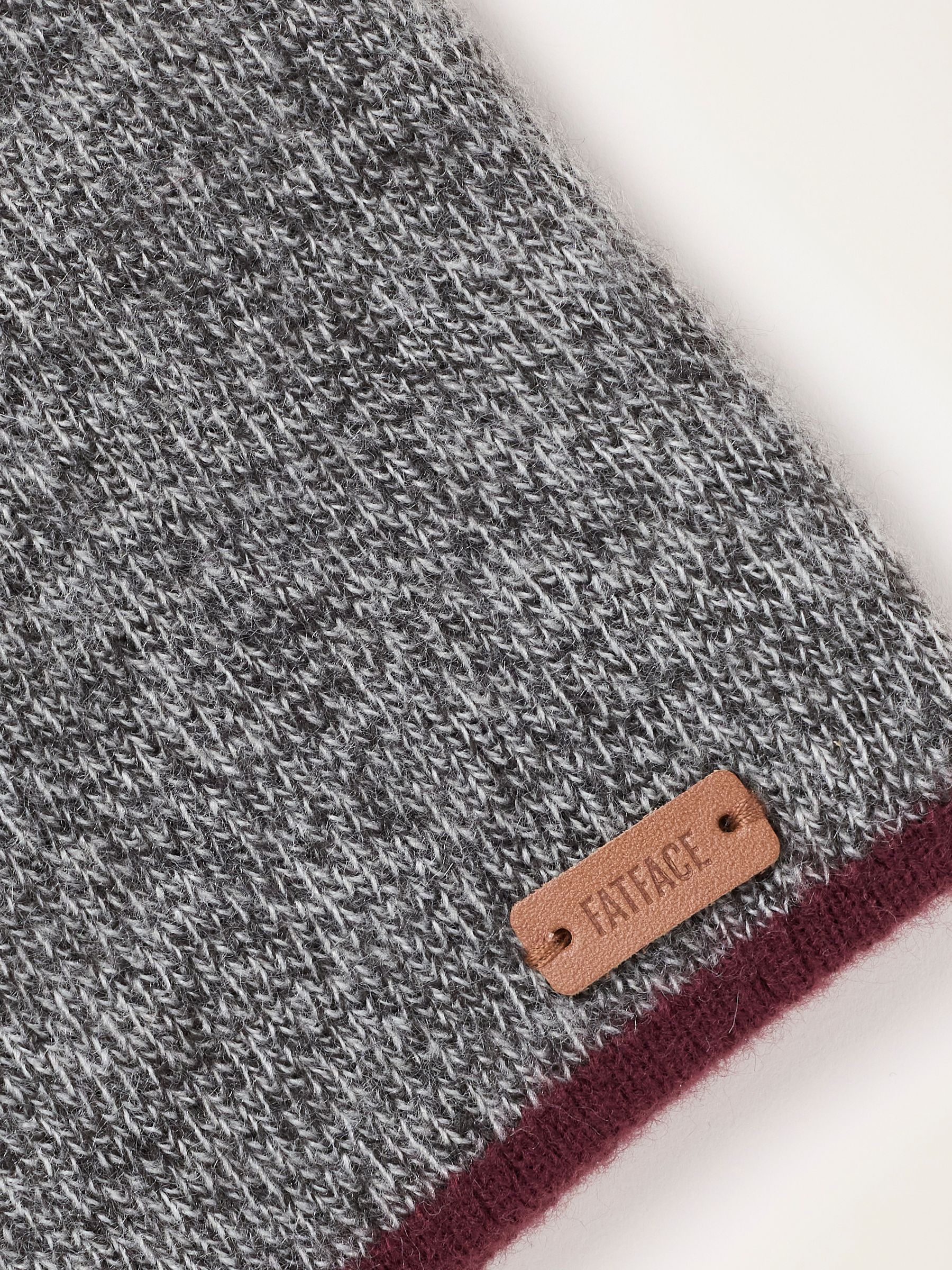 Charcoal Grey Brushed Beanie - Image 3 of 3