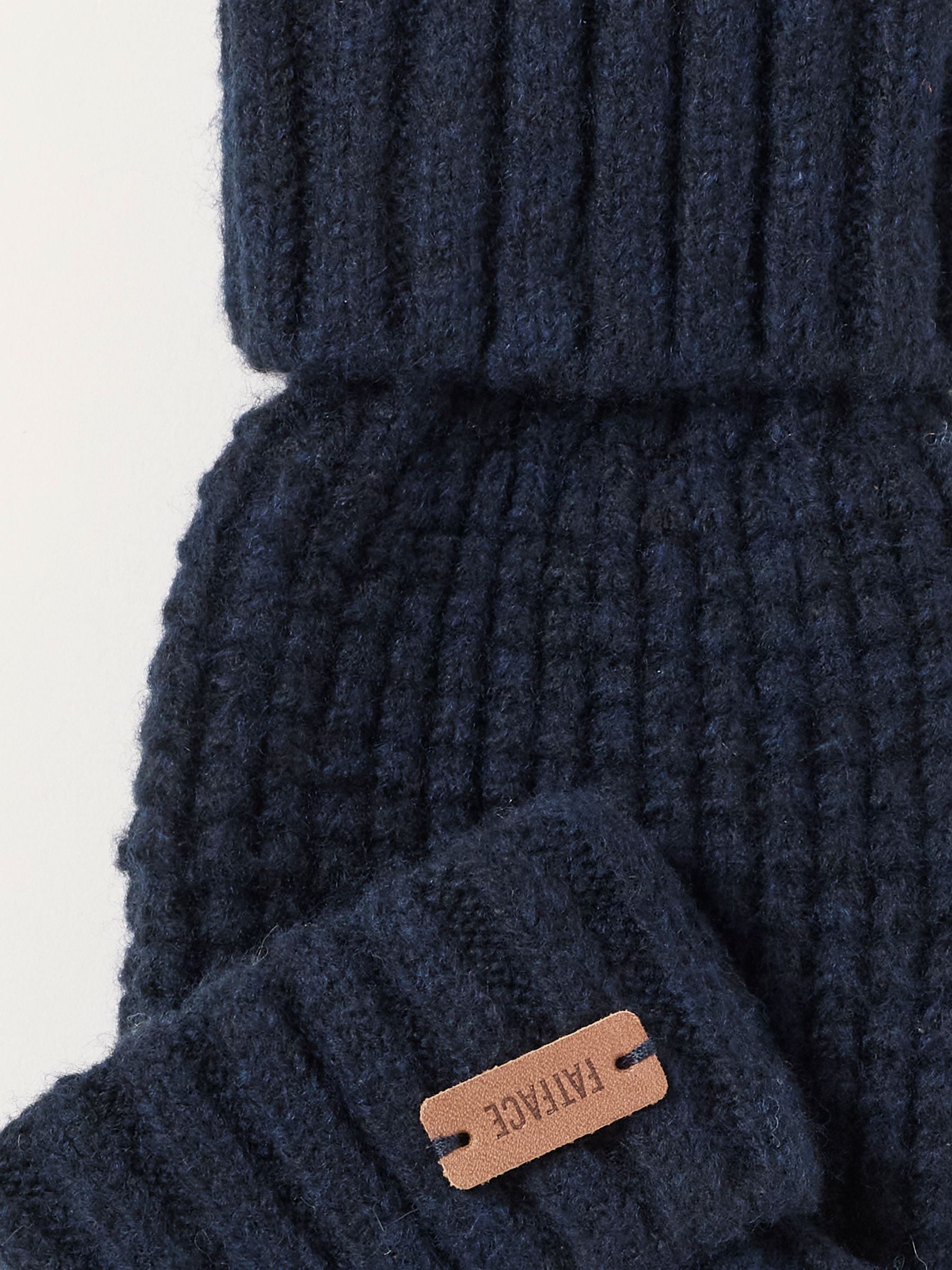 Navy Waffle Gloves - Image 3 of 3