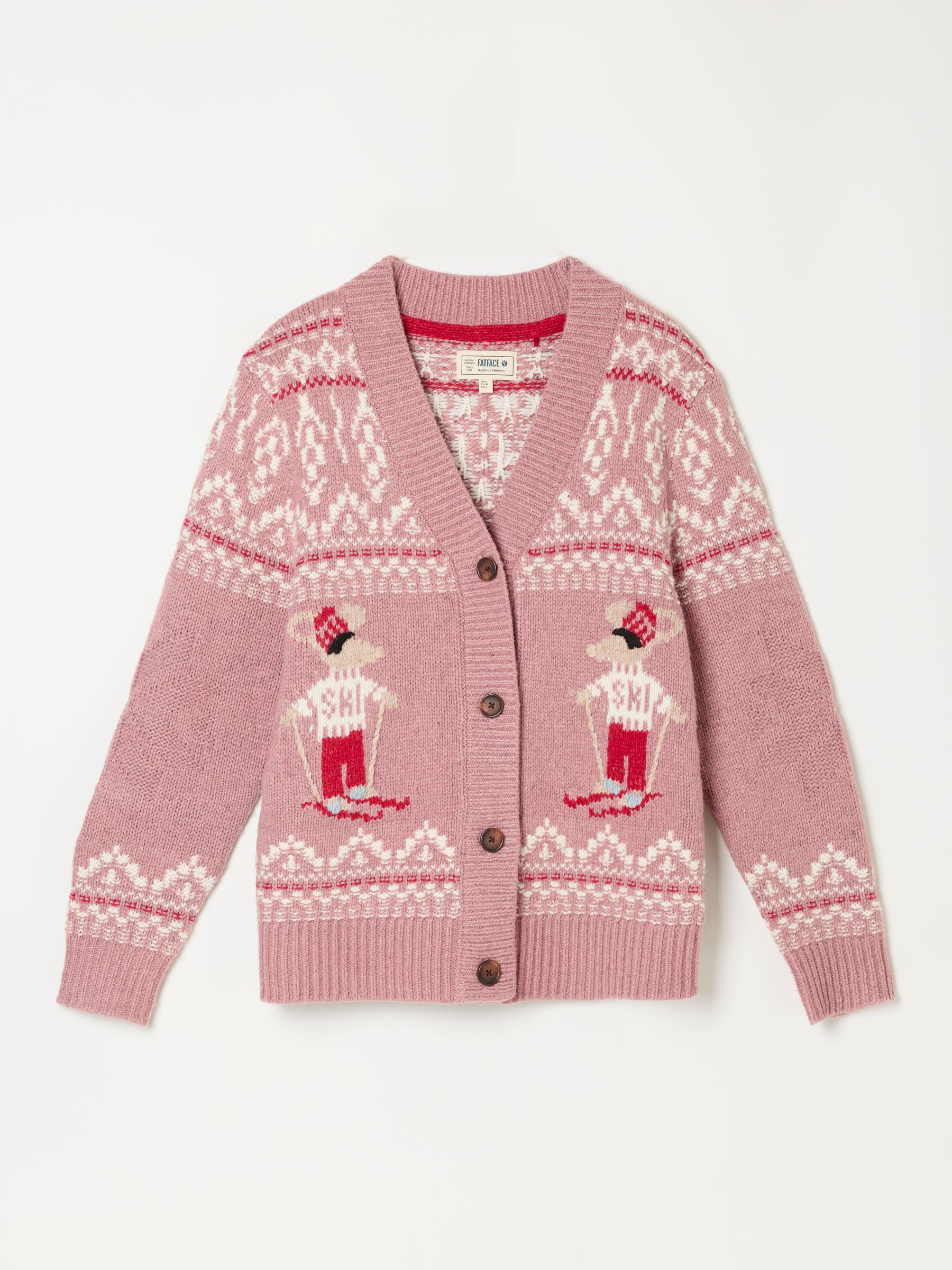 Shelter Ski Pink Knitted  Cardigan - Image 7 of 7
