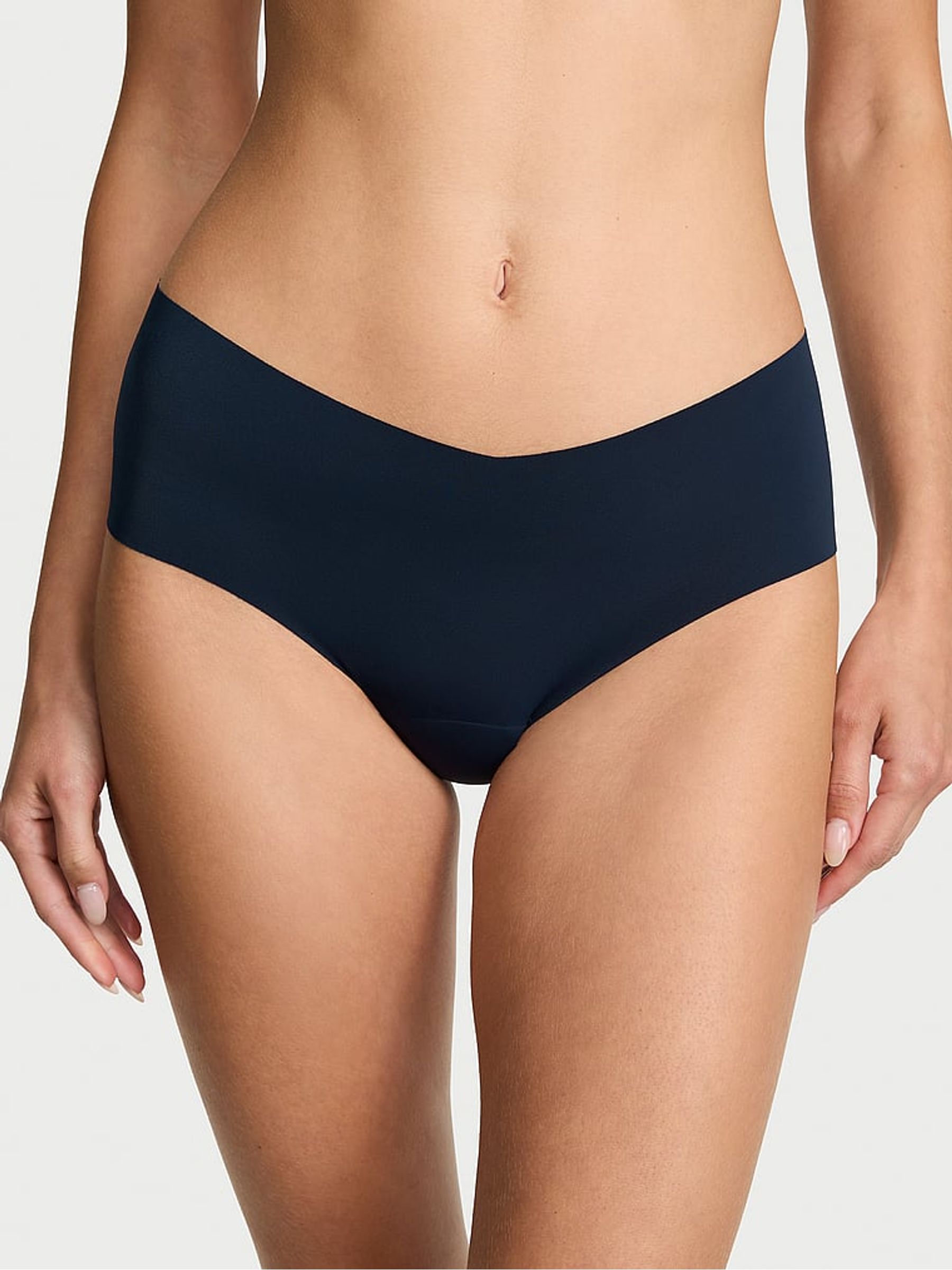 Noir Navy Blue Cheeky Strappy Back Knickers - Image 1 of 2