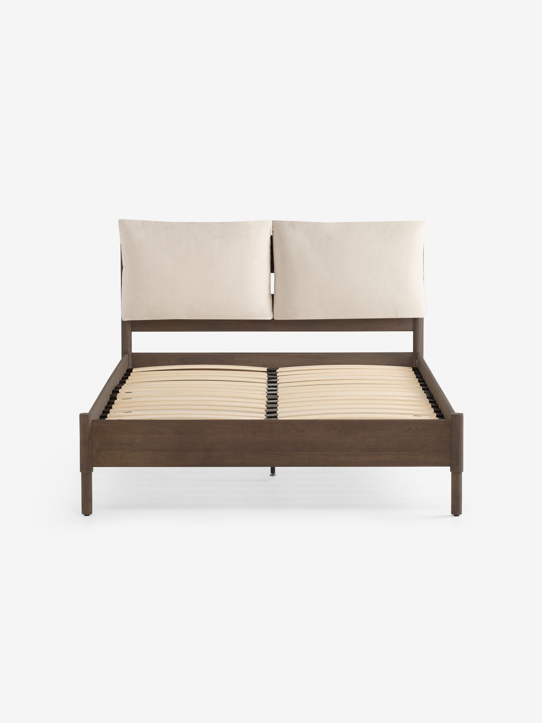Solen Bed in Natural Stone Woven Slub Plain - Image 5 of 6