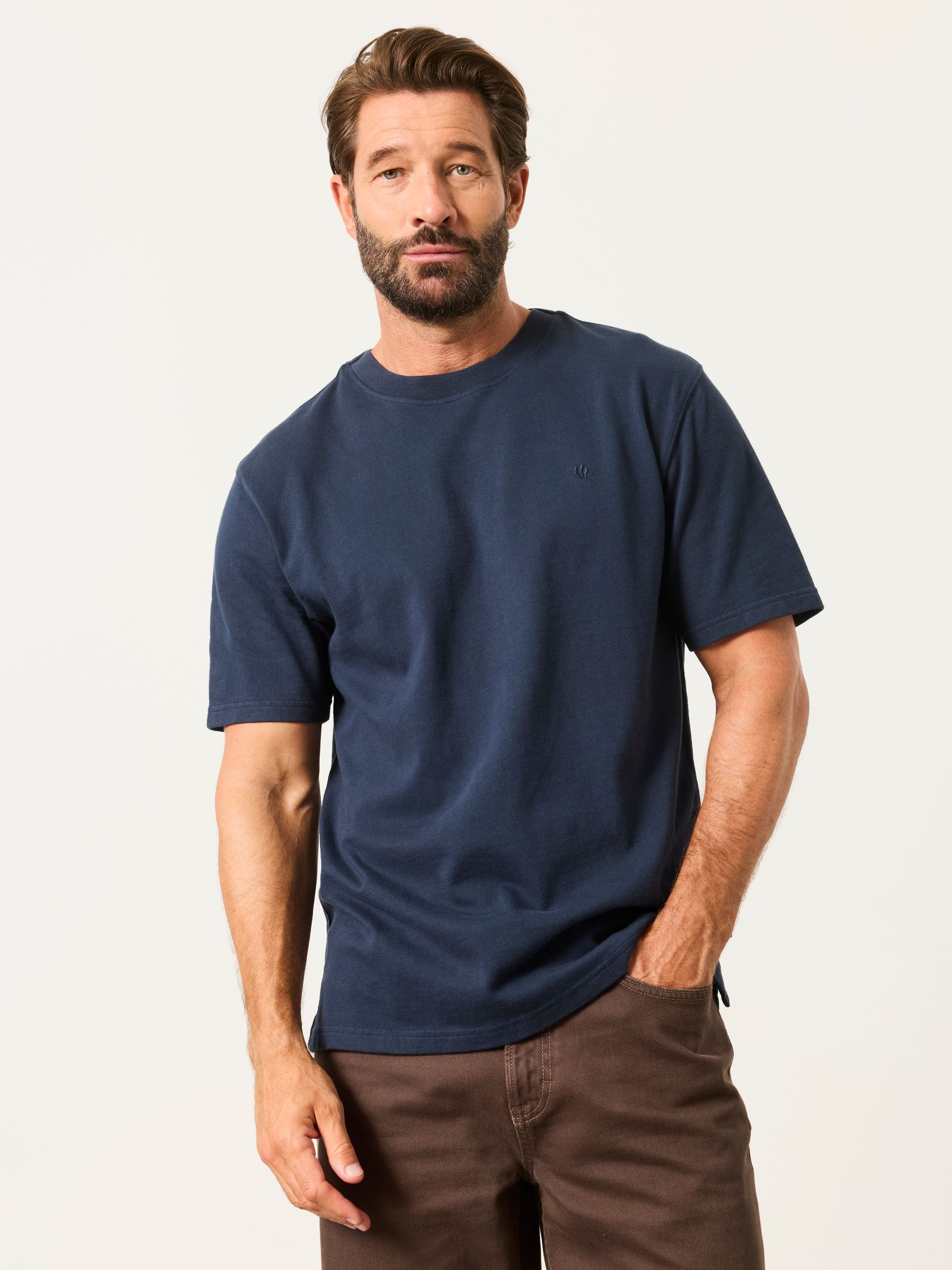 Navy Alton Short Sleeve T-Shirt - Image 3 of 6