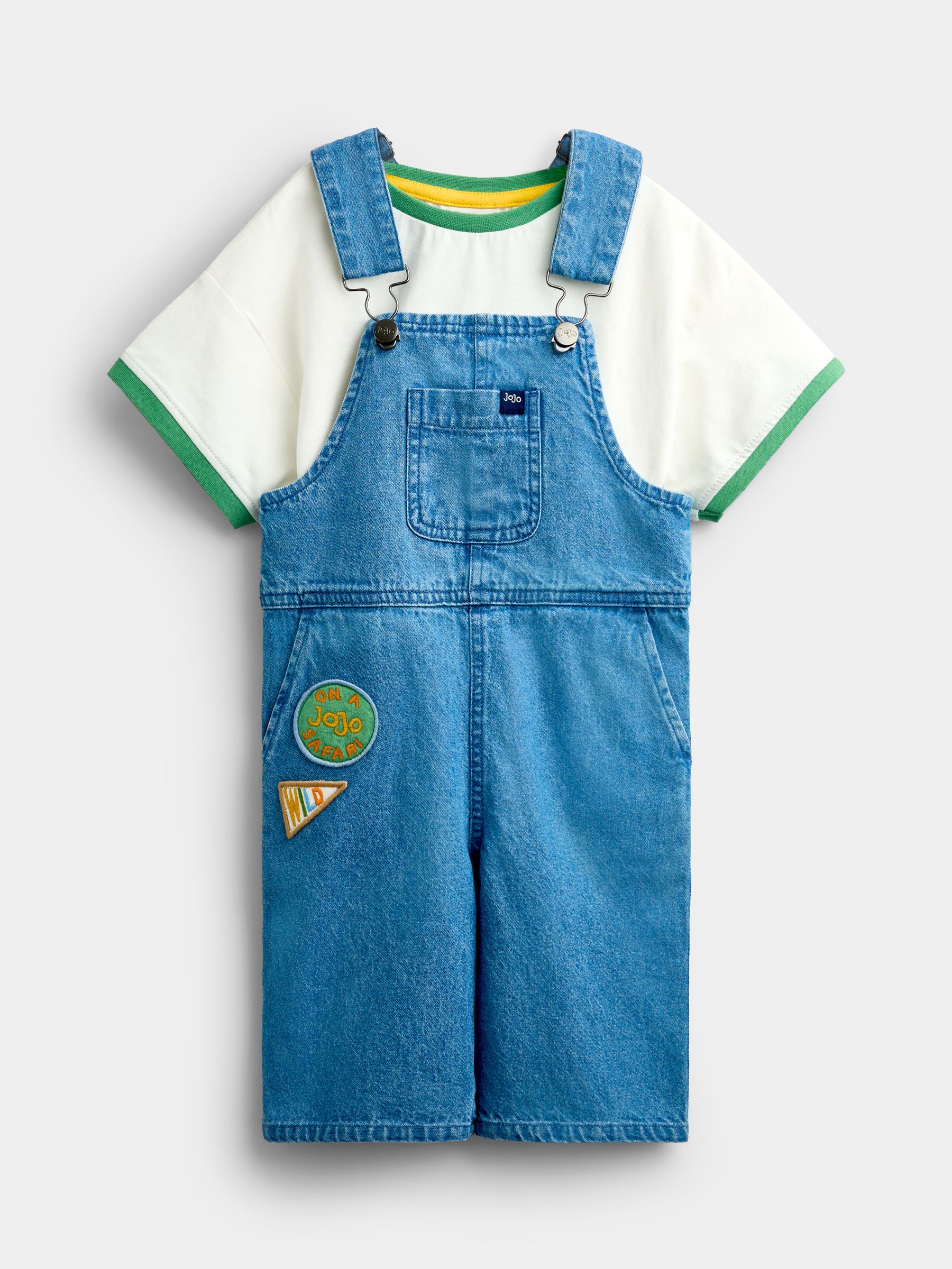 Blue Dungaree Set - Image 1 of 7 Blue Dungaree Set - Image 1 of 7