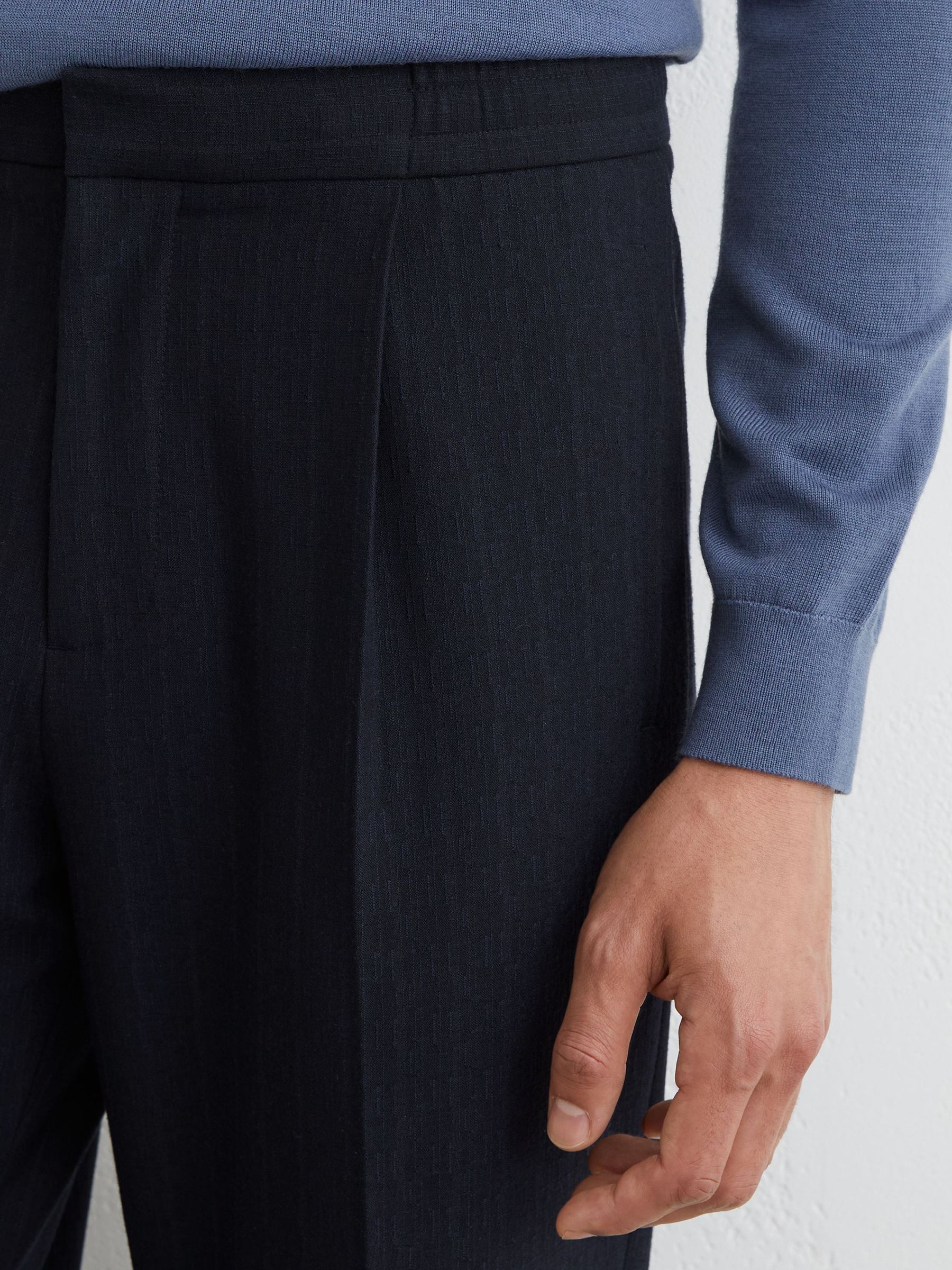 Trousers in Navy - Image 3 of 6