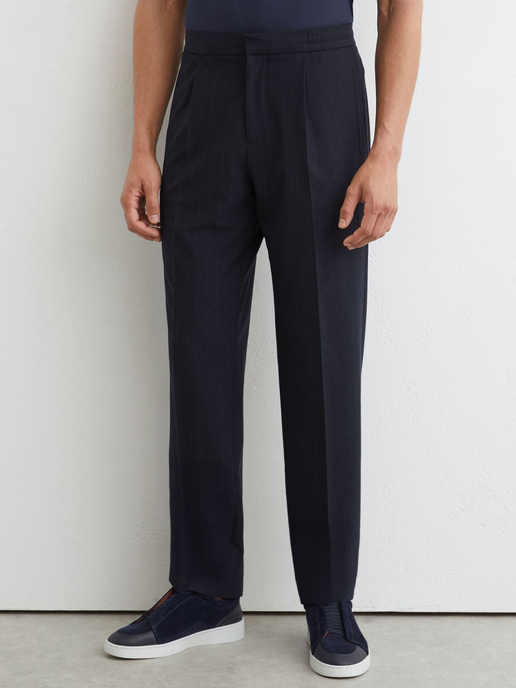 Trousers in Navy - Image 4 of 6