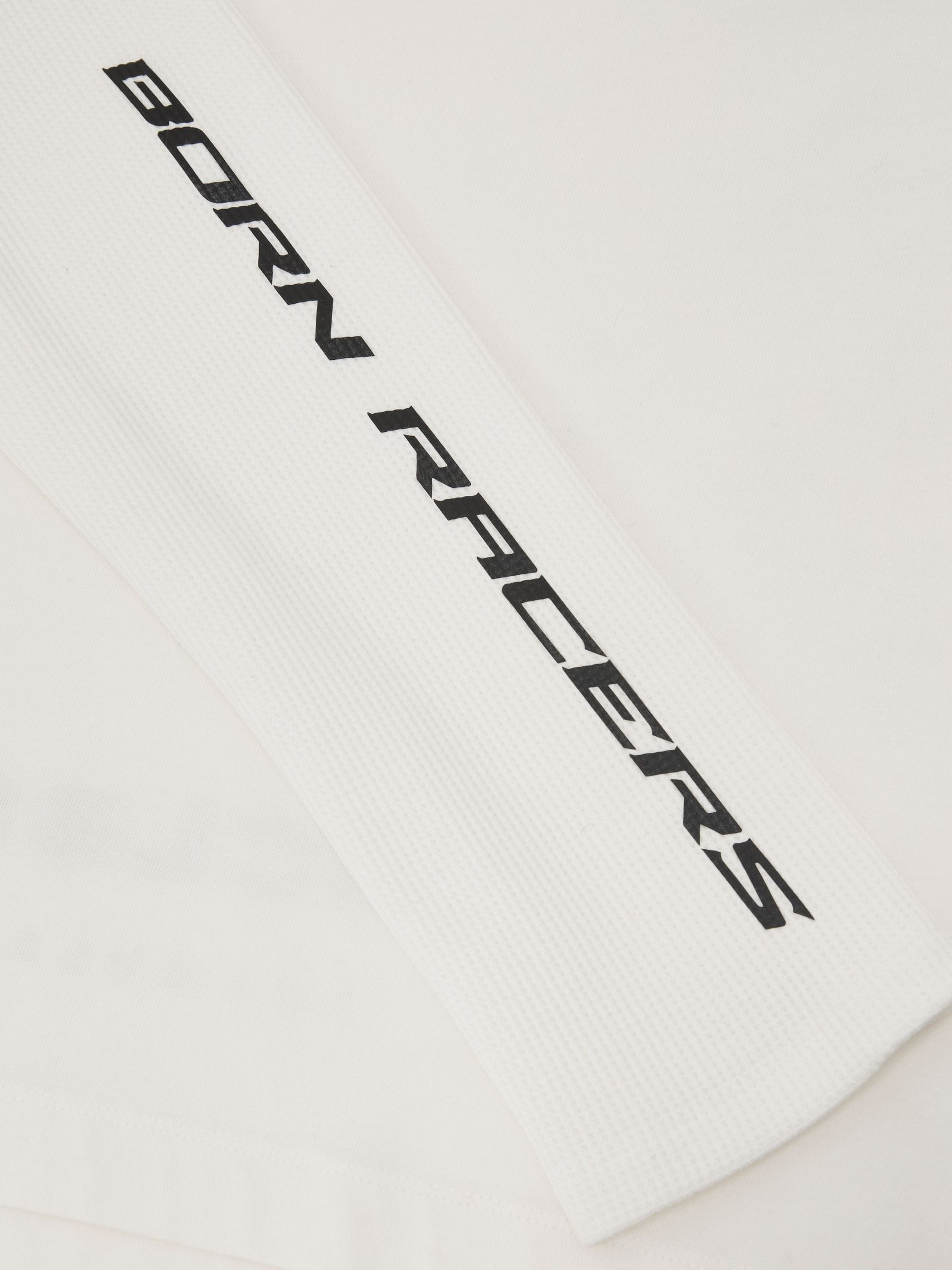 McLaren Racing Double-Layer Relaxed T-Shirt Unisex-Fit in White - Image 10 of 10