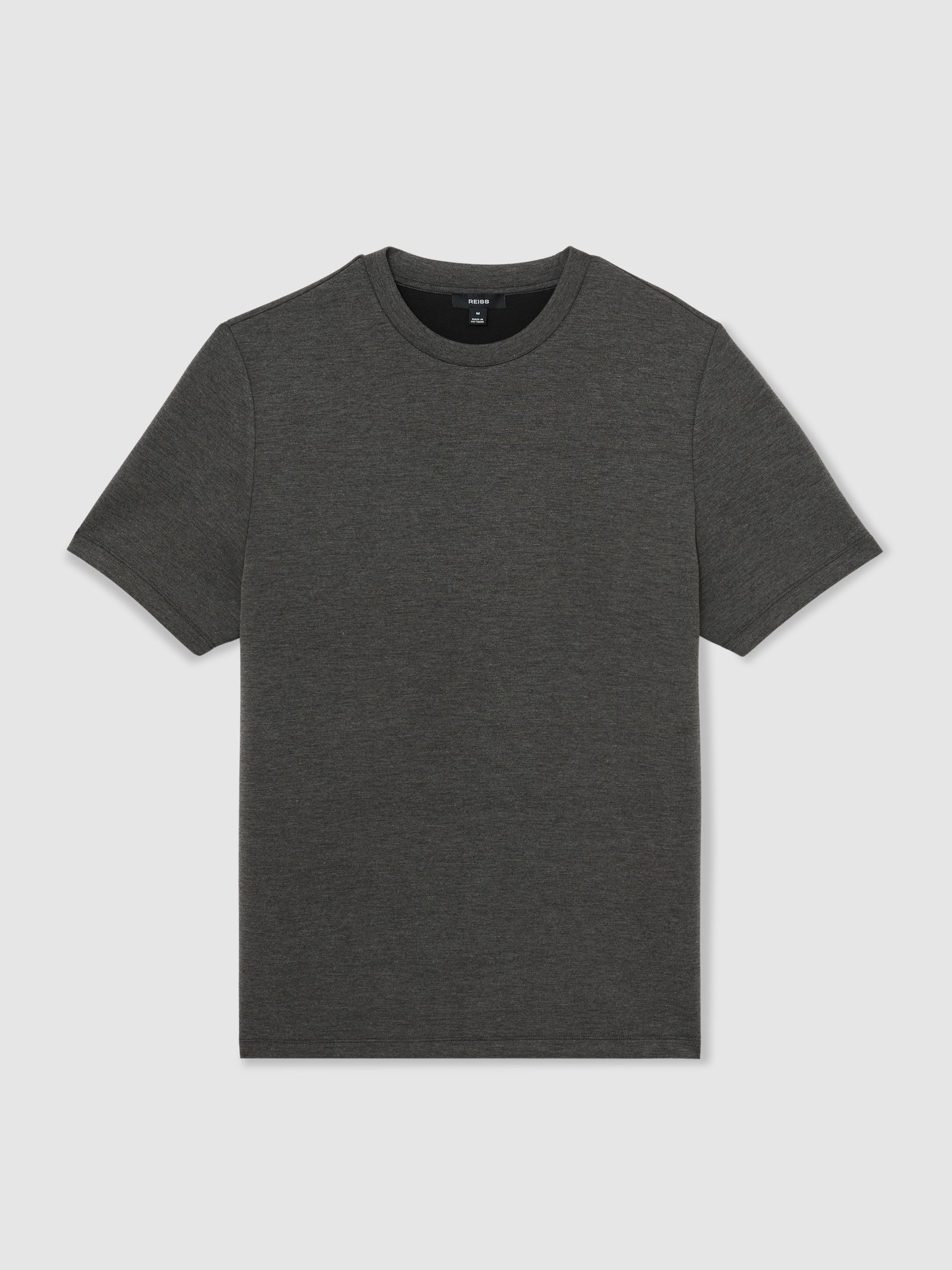 Premium-Interlock Modern-Fit T-Shirt in Grey - Image 2 of 6