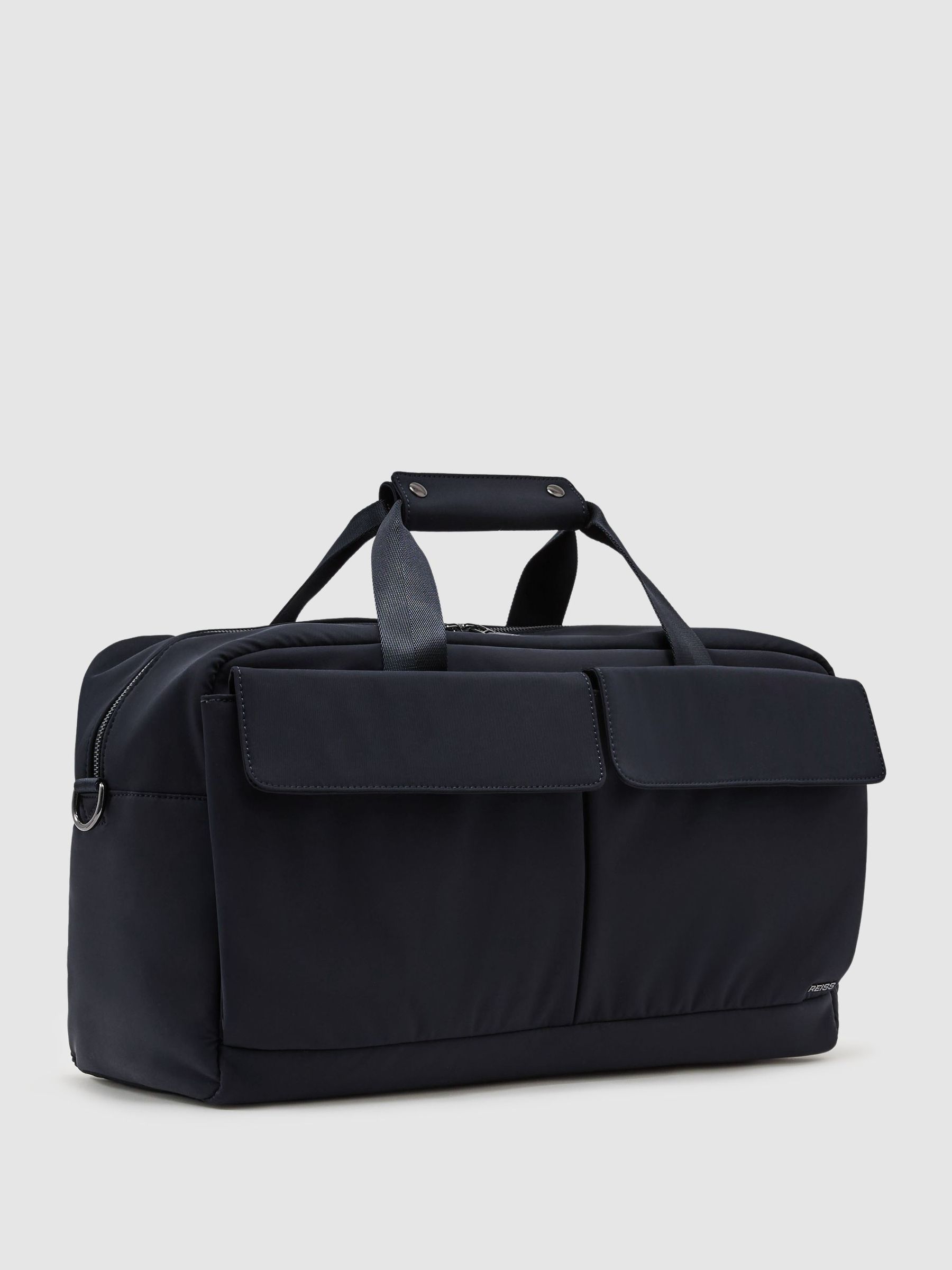 Technical Twin-Pocket Duffle Bag in Blue - Image 1 of 7