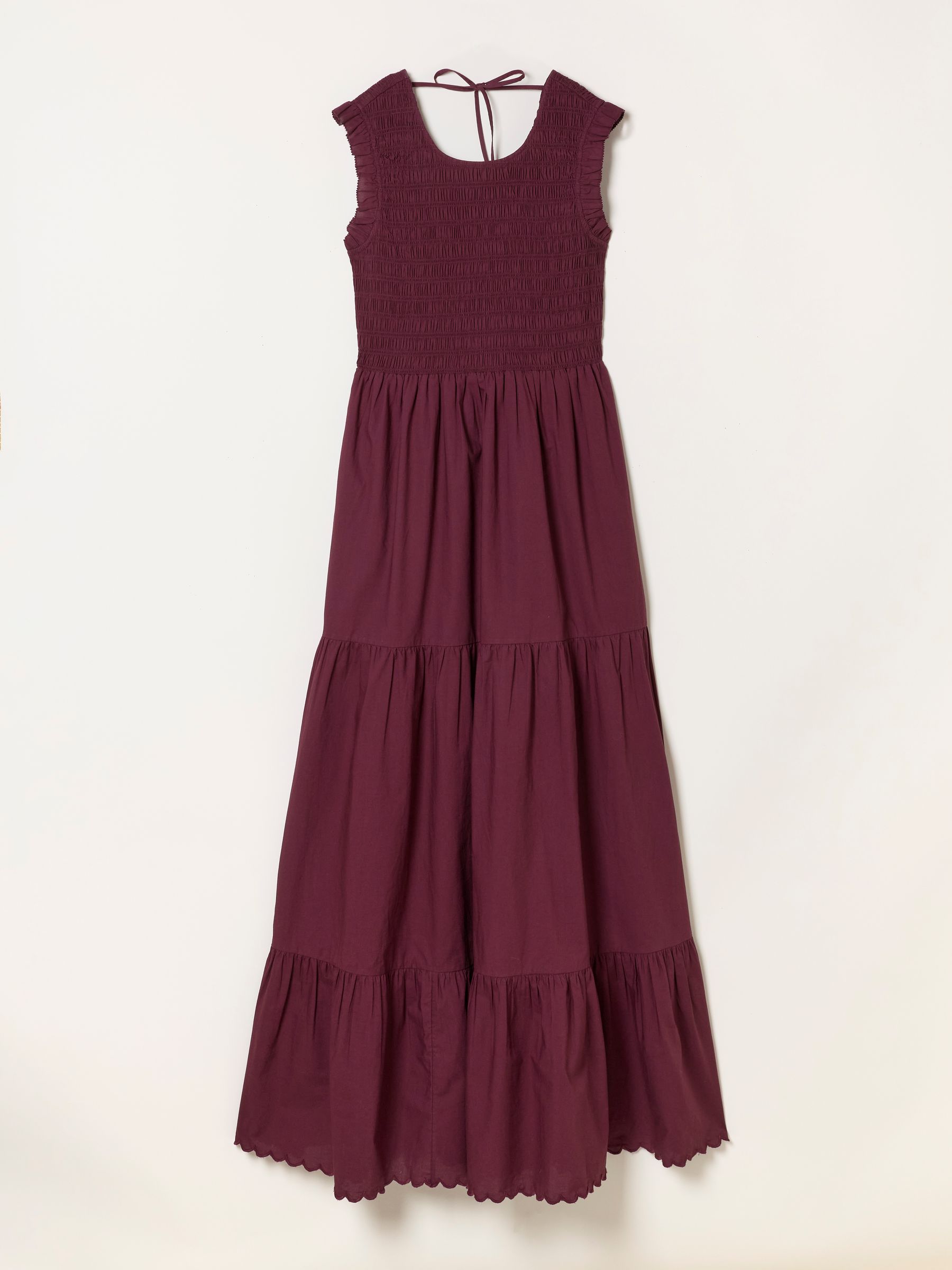 Anais Burgundy Red Regular Maxi Dress - Image 5 of 5