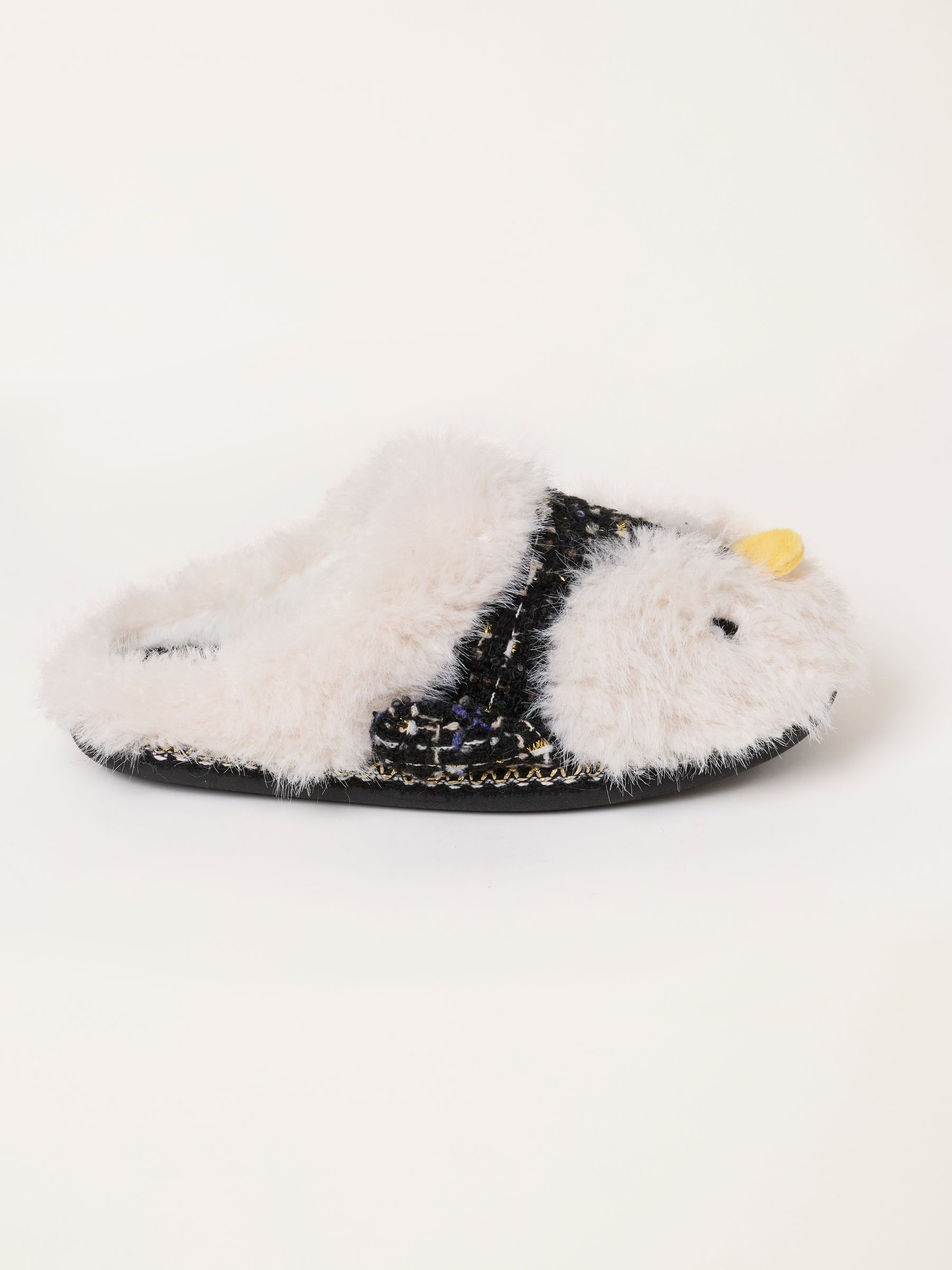 Novelty Black Penguin Mule Slipper - Image 1 of 3