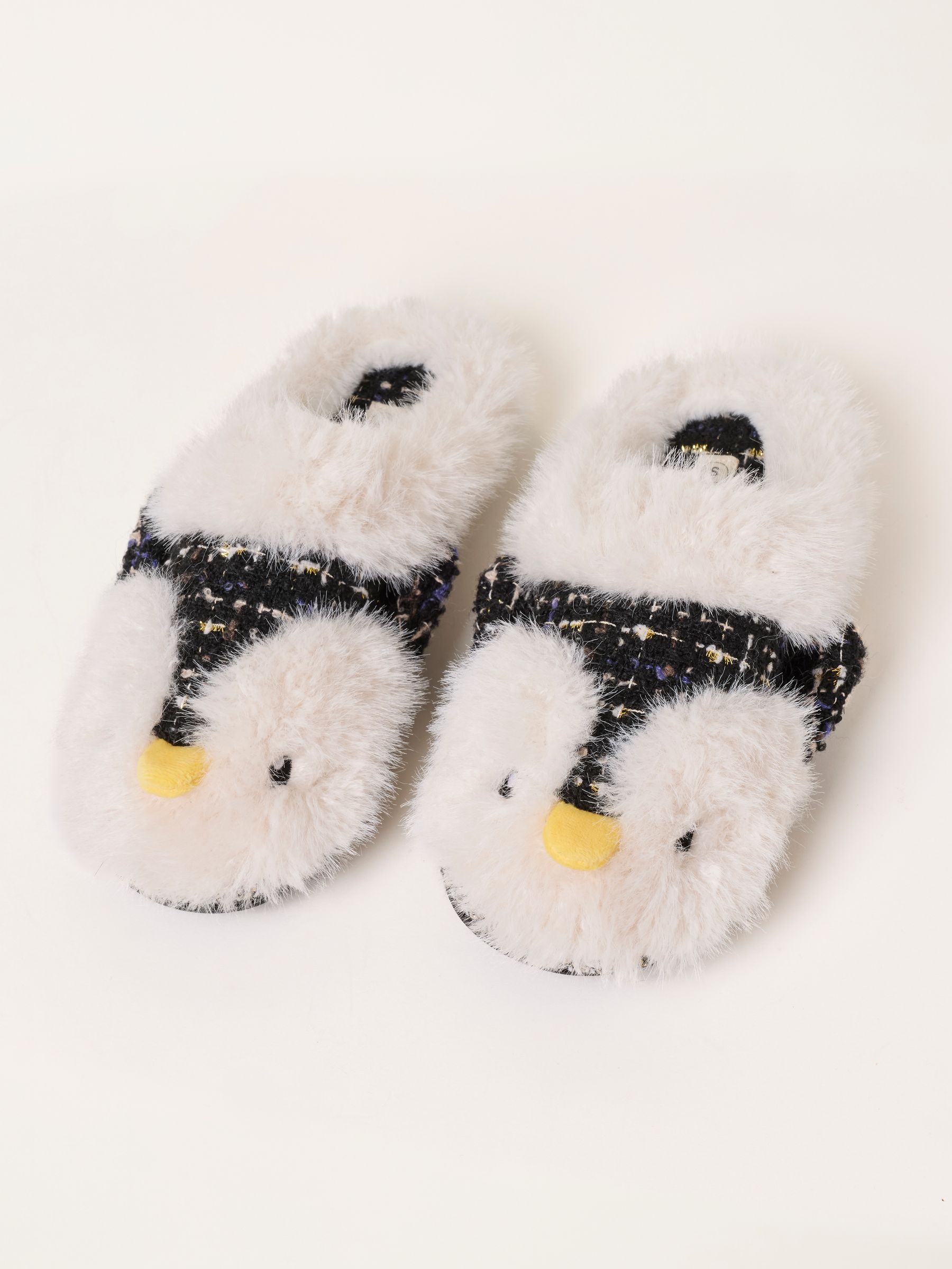 Novelty Black Penguin Mule Slipper - Image 3 of 3
