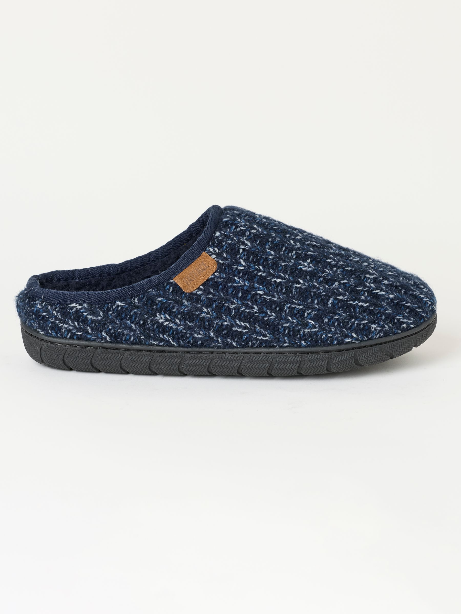 Navy Daniel Flexi Knitted Mule Slipper - Image 1 of 3