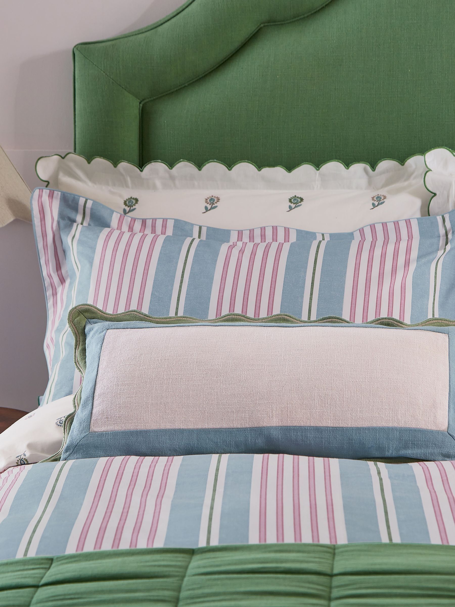 Green Come Rain Or Shine Cushion - Image 1 of 5