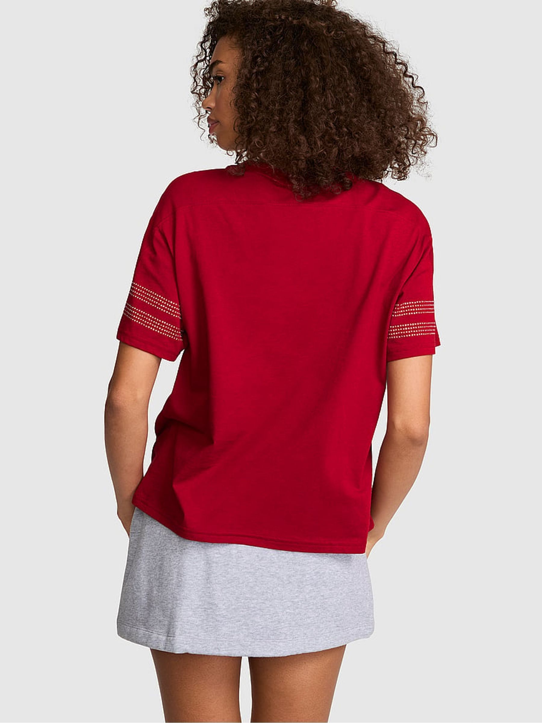 Red Lacquer Boxy T-Shirt - Image 2 of 2