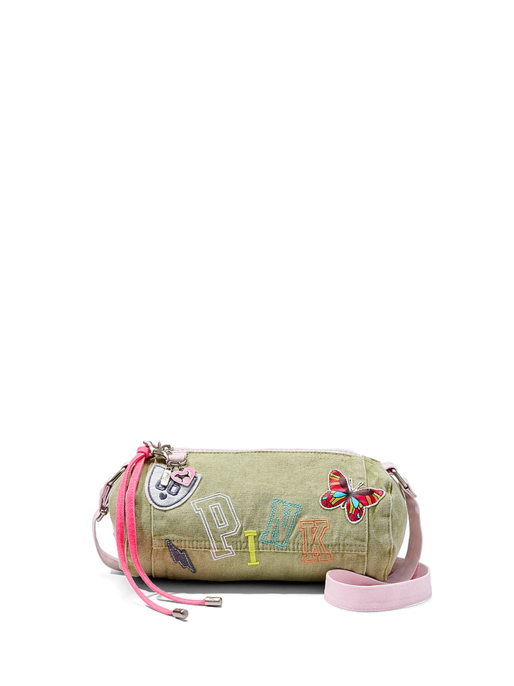 Seaglass Green Small Canvas Duffle Shoulder Bag - Image 1 of 3