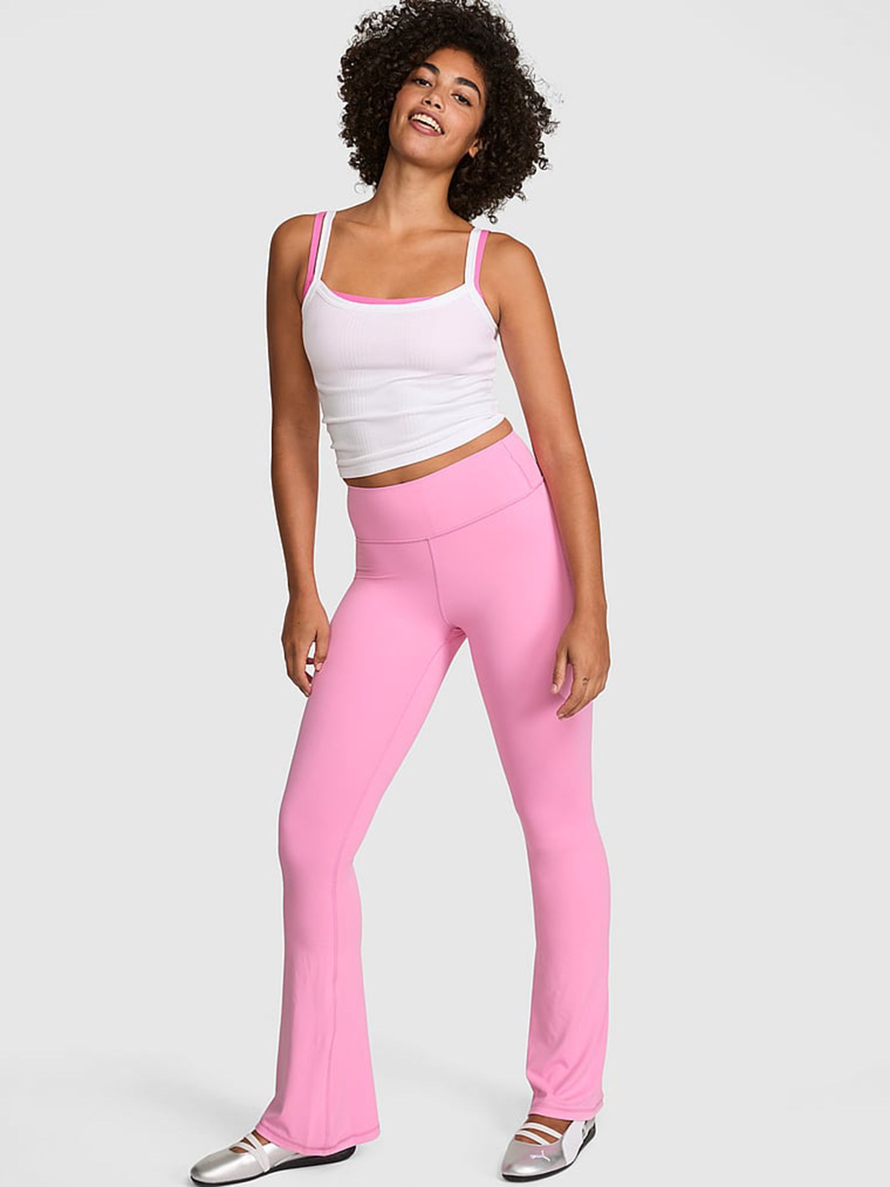Pink Lollipop Relay Flare Leggings - Image 1 of 2