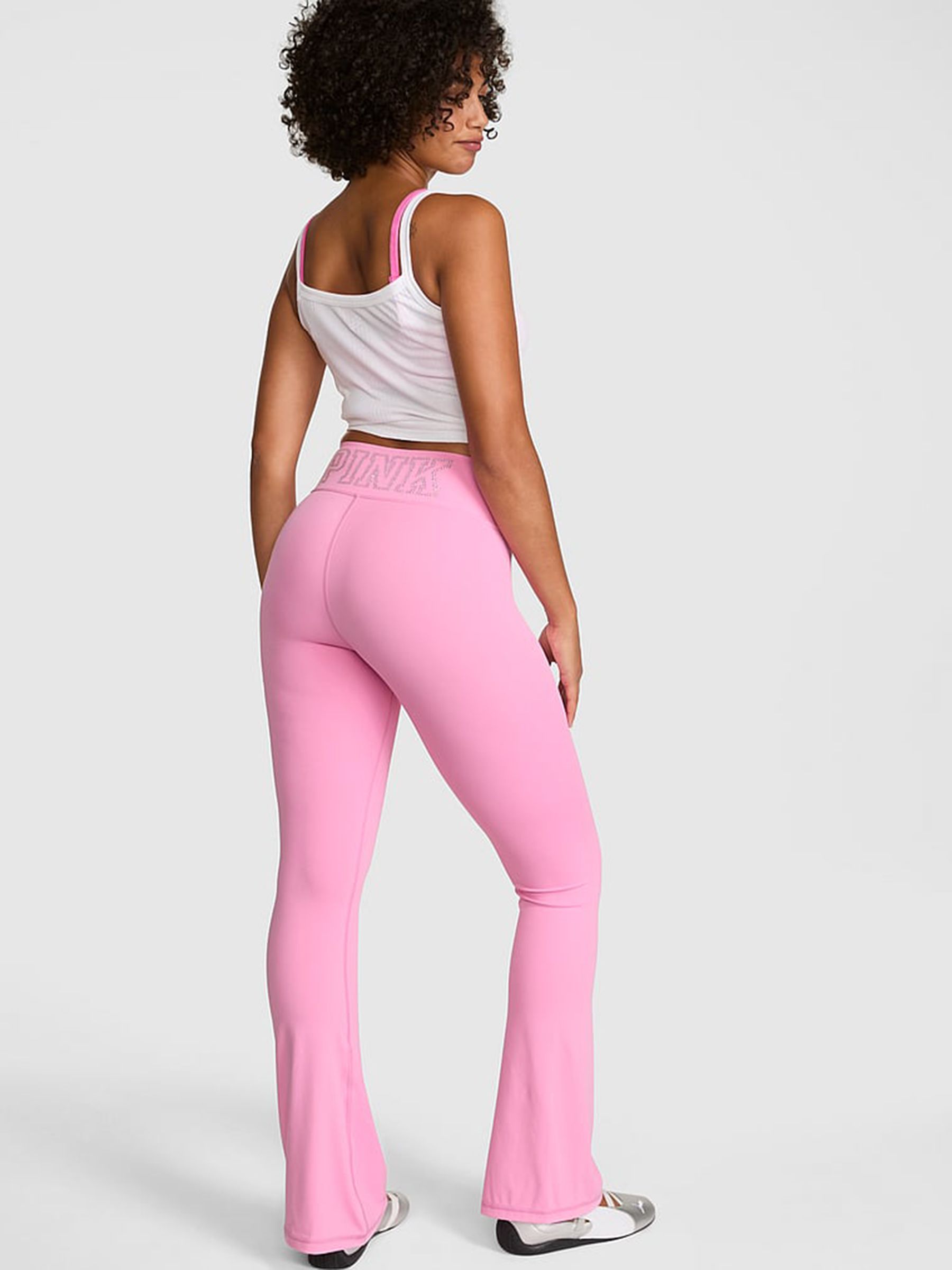 Pink Lollipop Relay Flare Leggings - Image 2 of 2