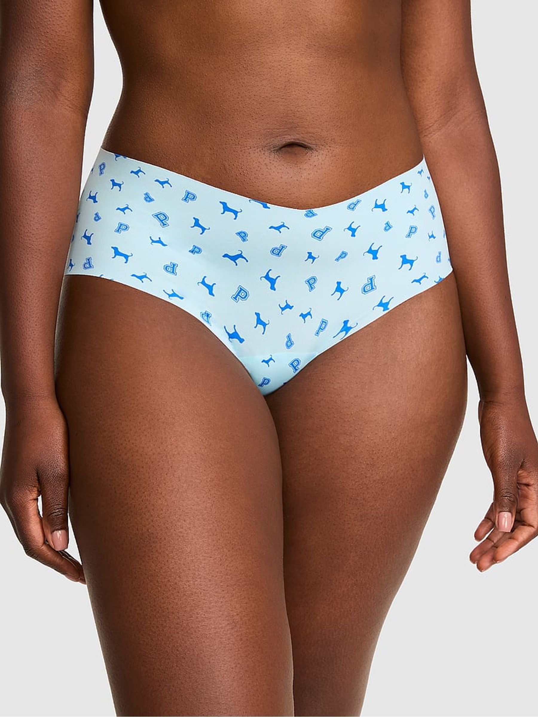 Stream Blue Dog Print Cheeky No Show Knickers - Image 1 of 2 Stream Blue Dog Print Cheeky No Show Knickers - Image 1 of 2