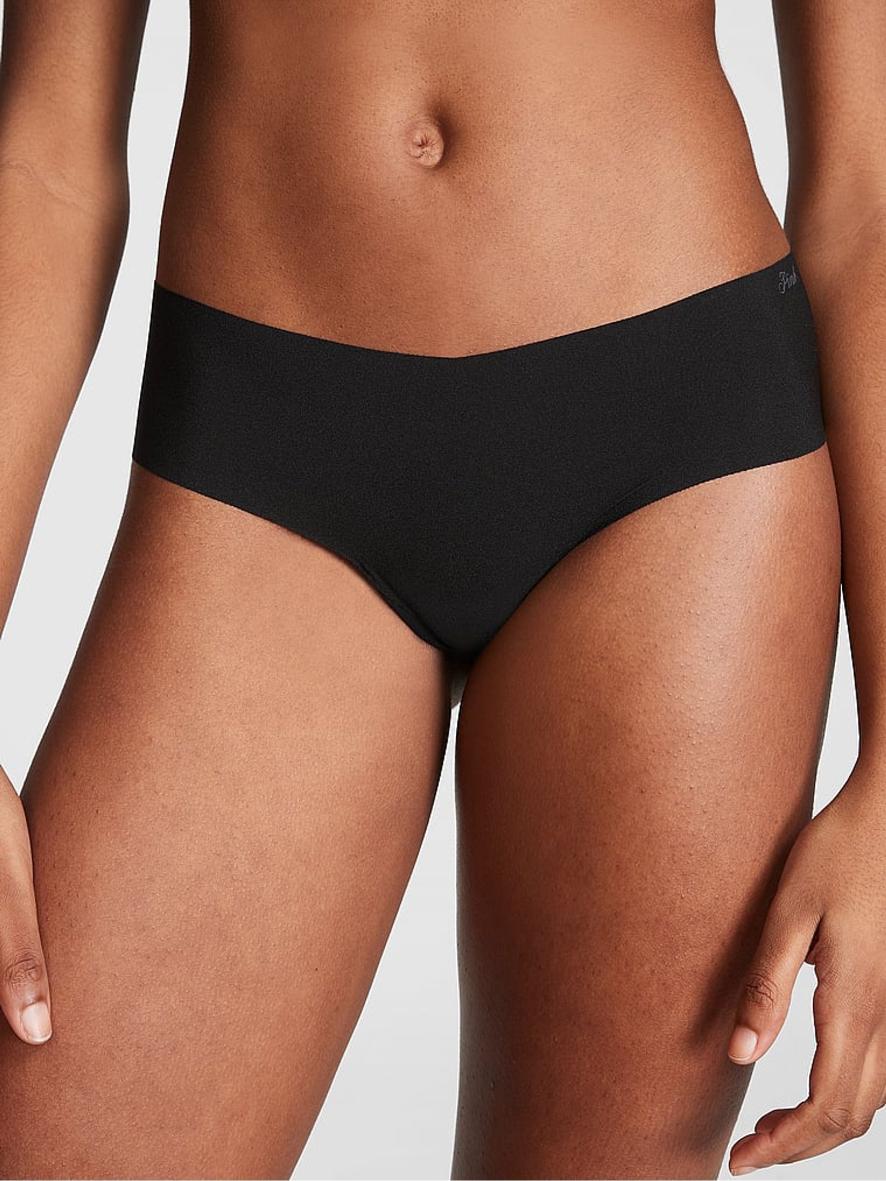 Black/Grey/Nude/Pink Cheeky 5 Pack No Show Knickers - Image 2 of 3 Black/Grey/Nude/Pink Cheeky 5 Pack No Show Knickers - Image 2 of 3