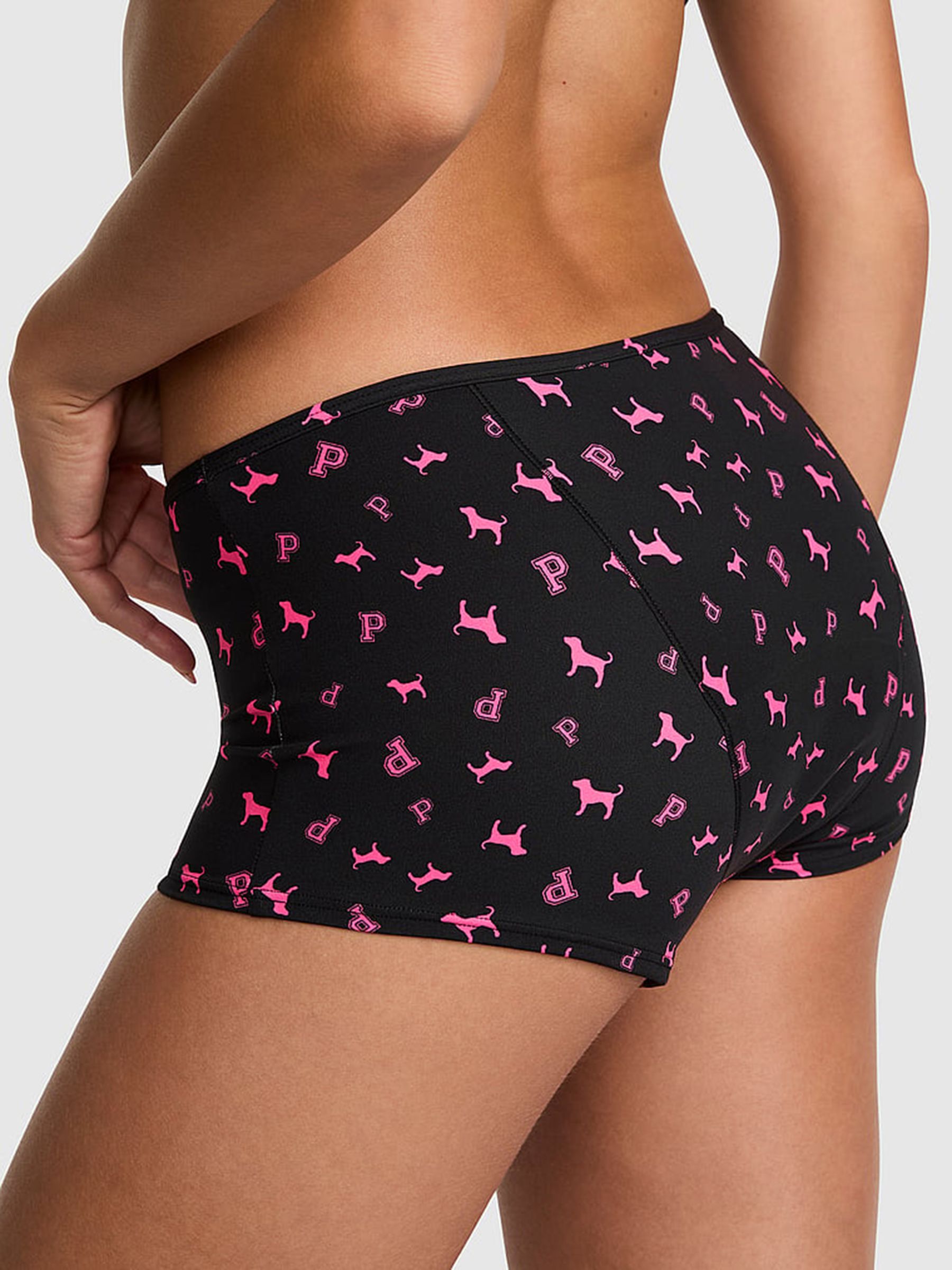 Black Boyshort Period Knickers - Image 2 of 2