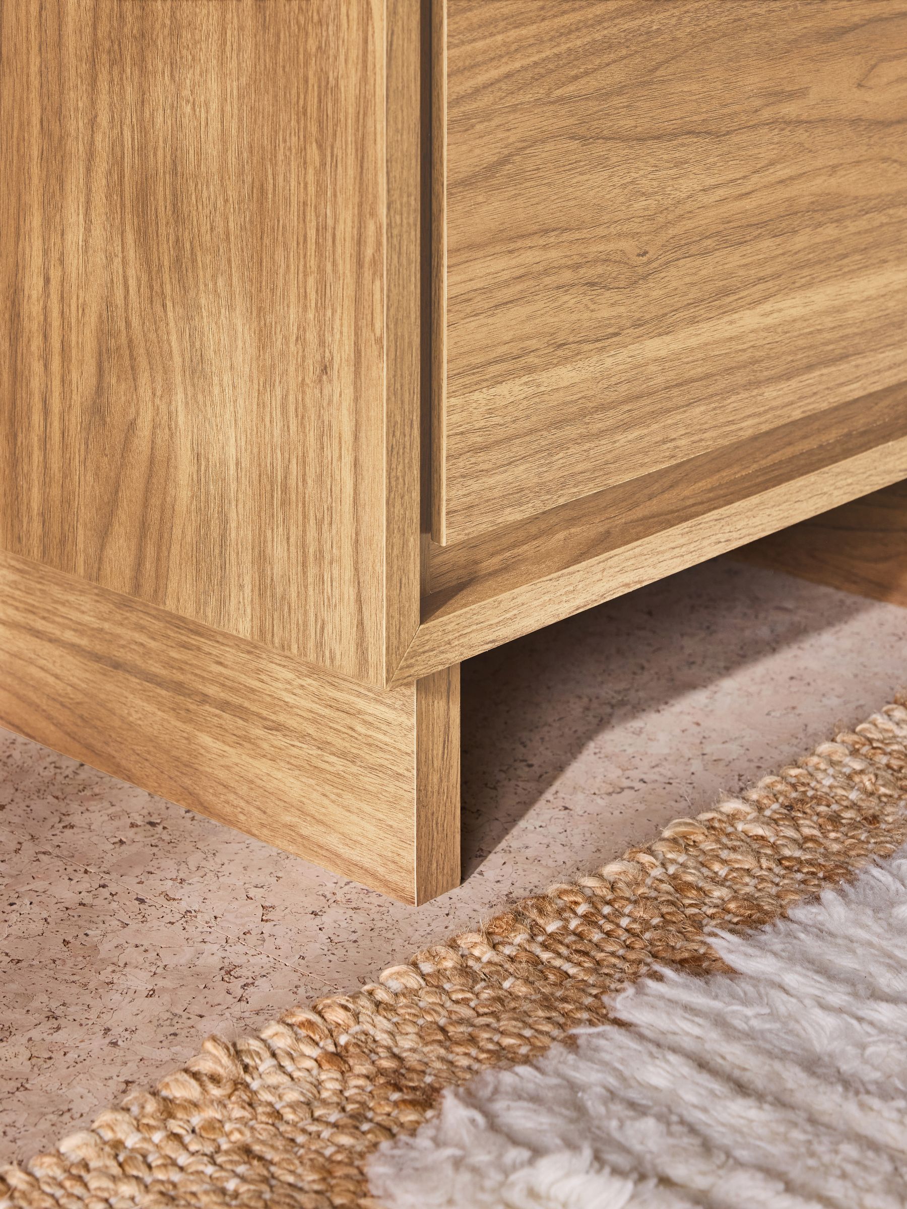 Kaci 4 Drawer Tall Chest in Oak Effect - Image 2 of 6