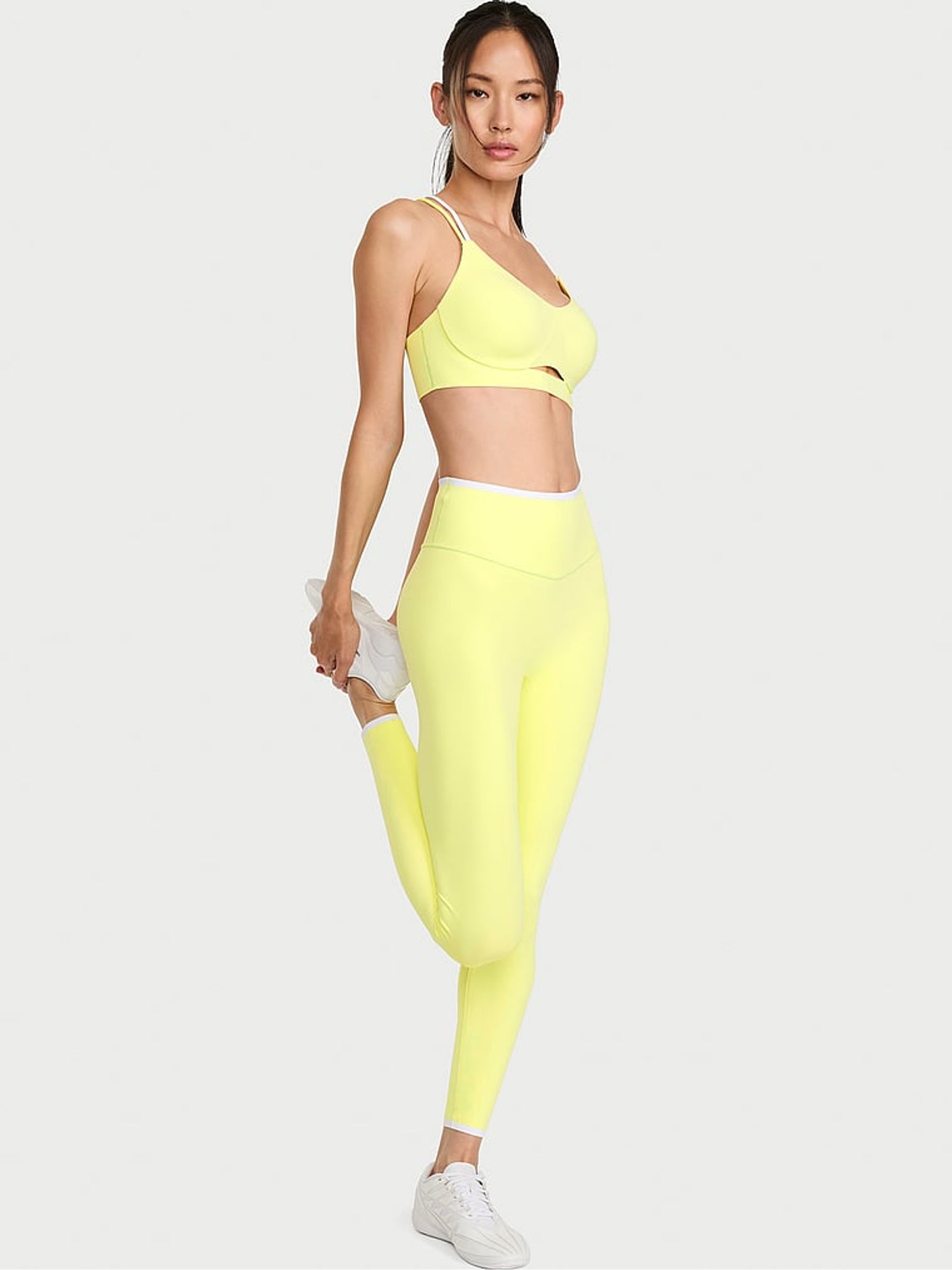 Lime Yellow Elevate™ Leggings - Image 2 of 3 Lime Yellow Elevate™ Leggings - Image 2 of 3