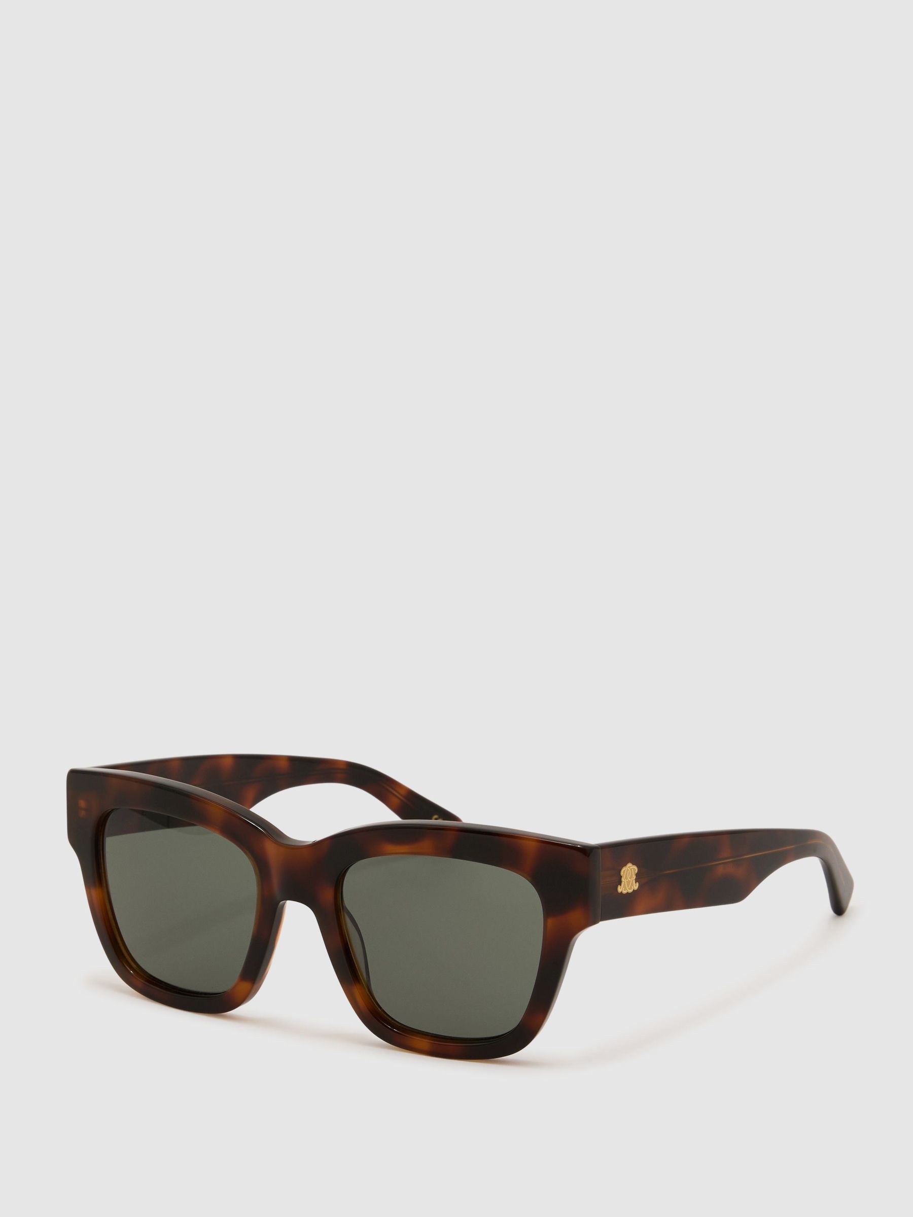 MESSYWEEKEND Square-Frame Sunglasses in Tortoise - Image 3 of 4