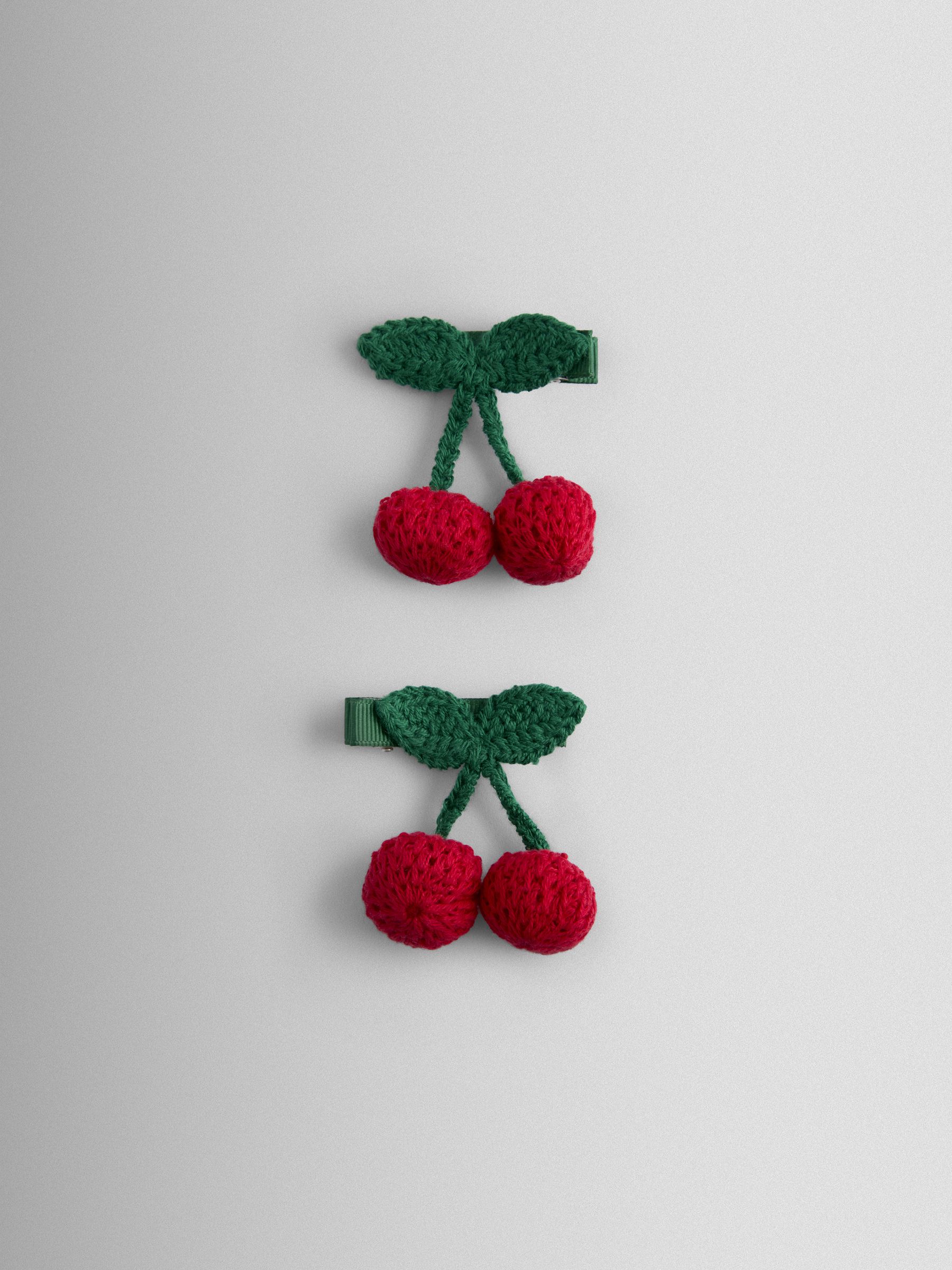 Bright Red 2-Pack Cherry Clips - Image 1 of 4