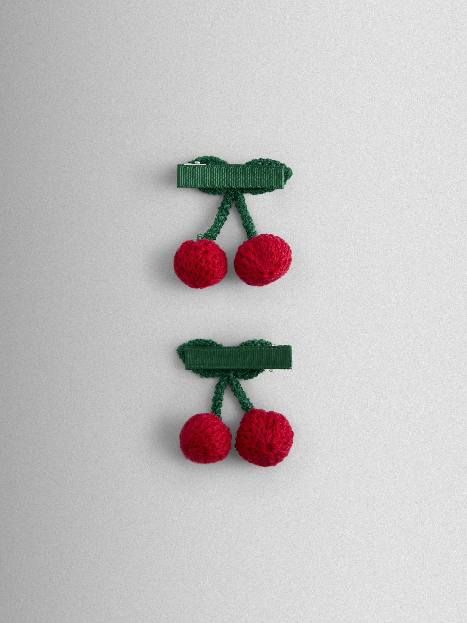 Bright Red 2-Pack Cherry Clips - Image 3 of 4