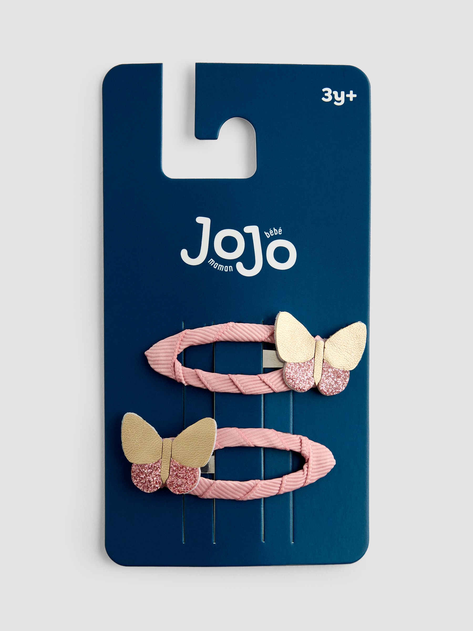 Mid Pink 2-Pack Butterfly Clip - Image 1 of 4