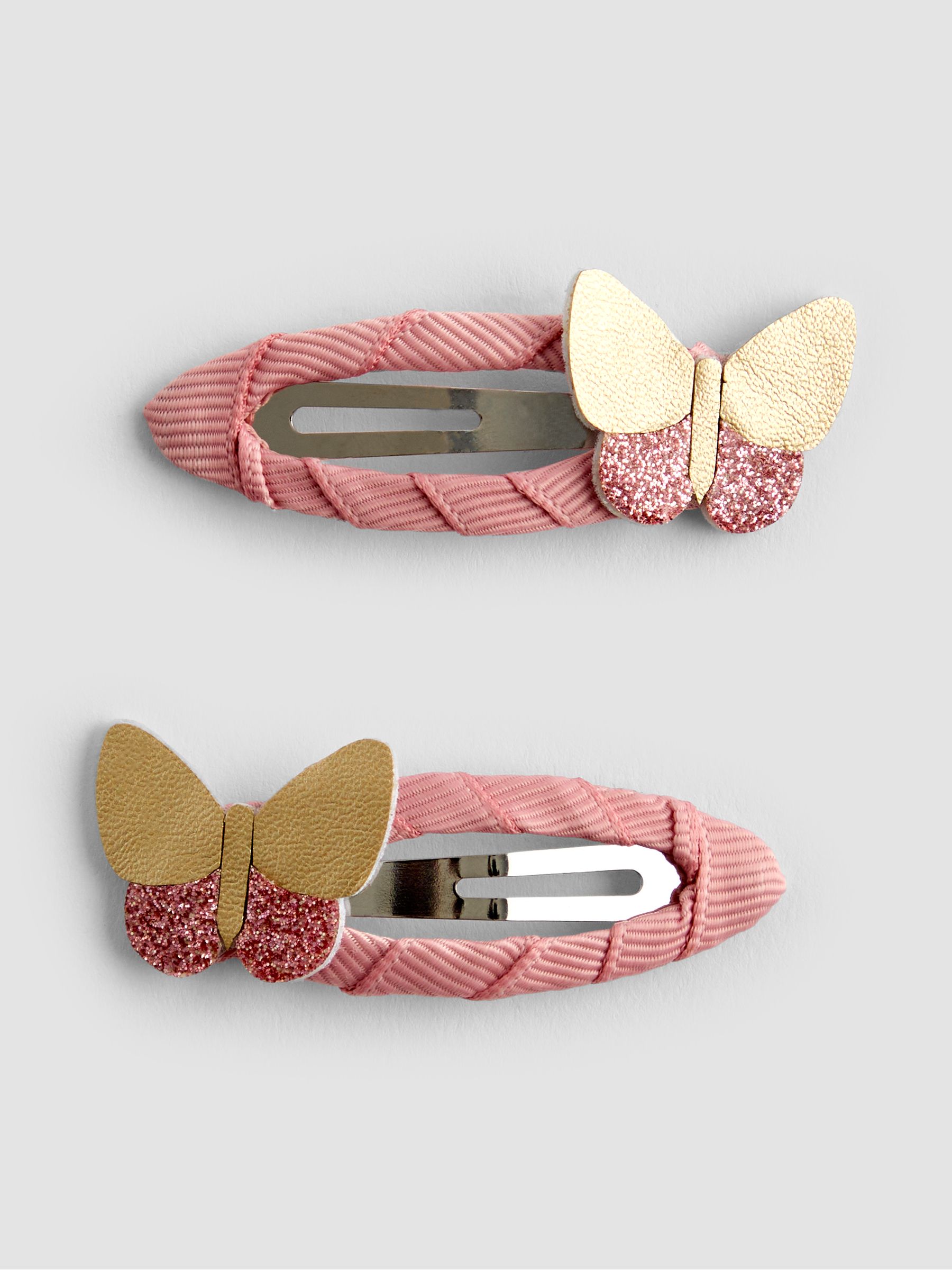 Mid Pink 2-Pack Butterfly Clip - Image 2 of 4