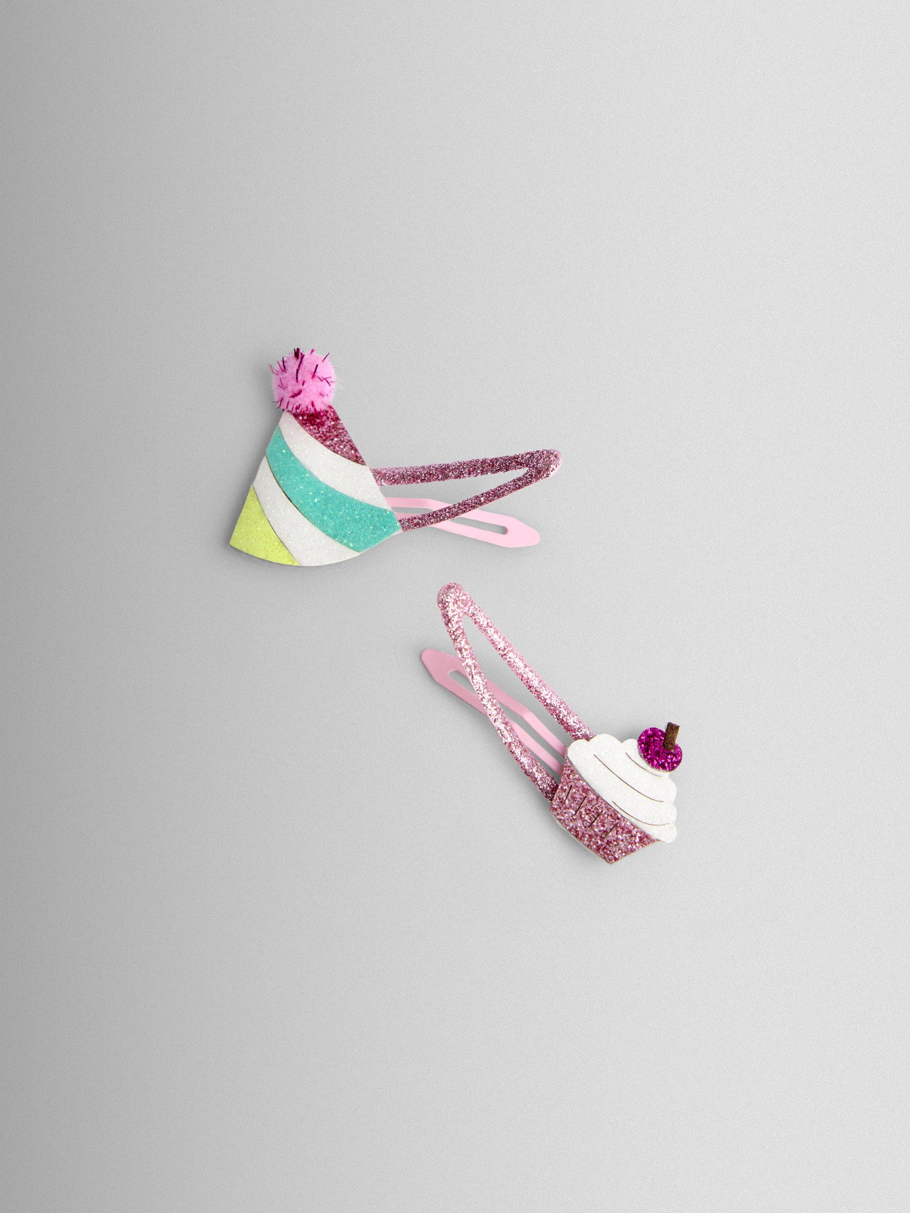 Bright Pink 2-Pack Party Clips - Image 4 of 4