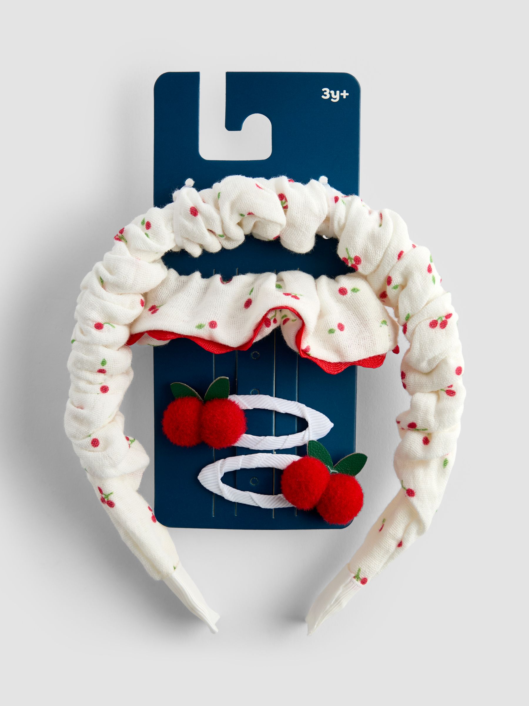 Cream Cherries Hair Accessories Set - Image 1 of 5