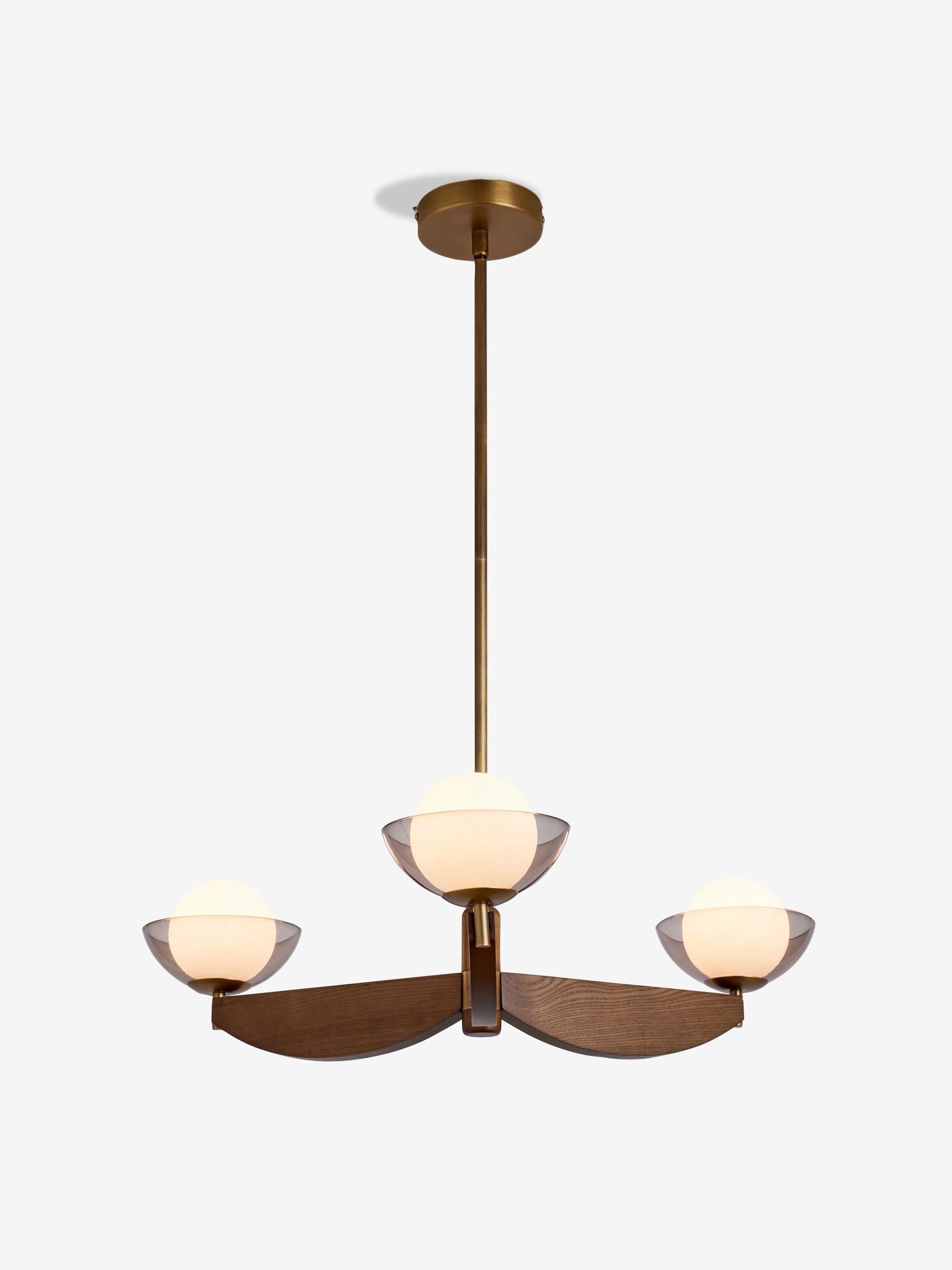 Small Layla Ceiling Light in Wood - Image 5 of 5