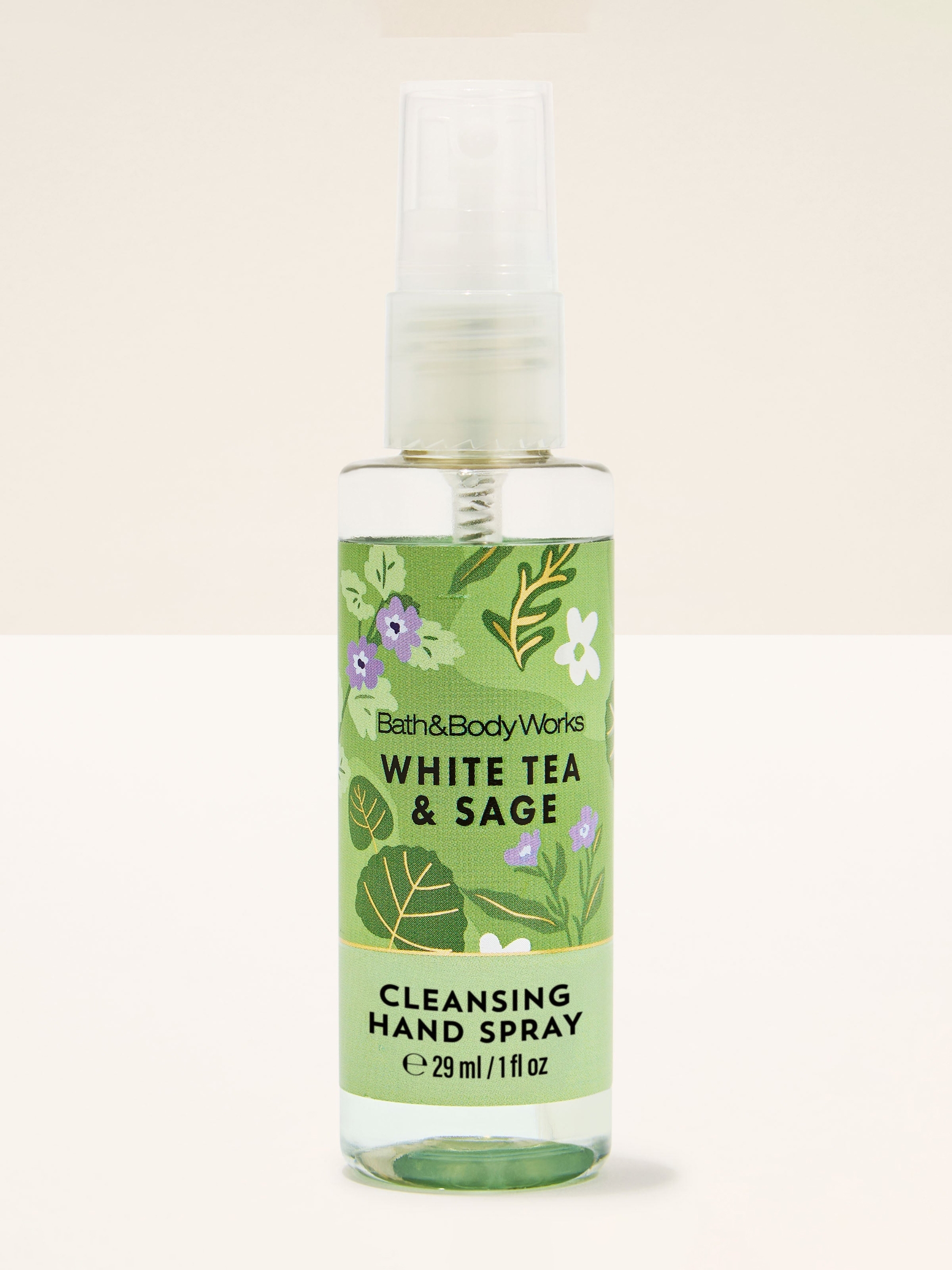 White Tea and Sage PocketBac Cleansing Hand Gel 29ml | Bath & Body