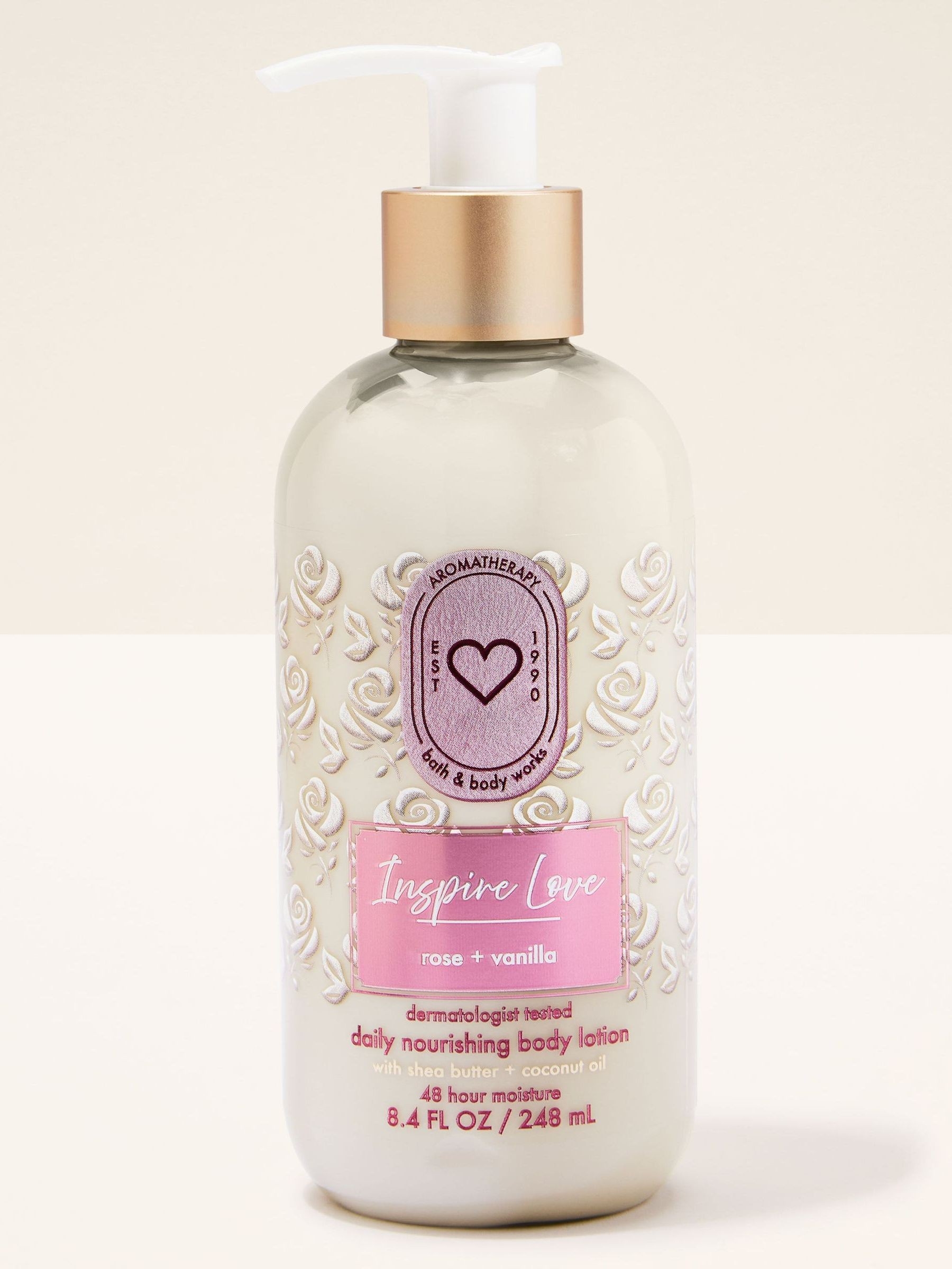Inspire Love Rose Vanilla Body Lotion 236ml - Image 1 of 3