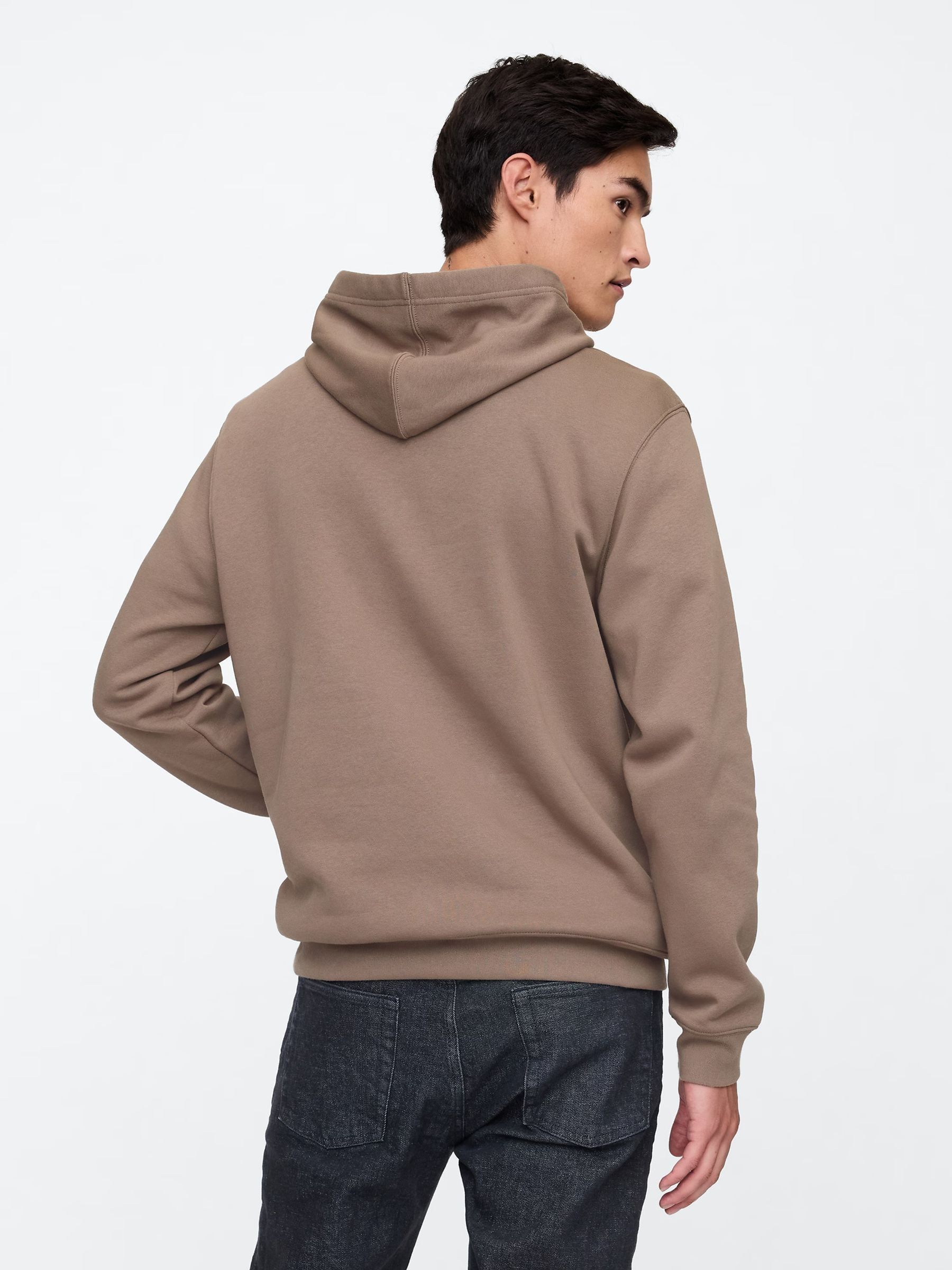 Brown Relaxed Logo Hoodie - Image 2 of 3