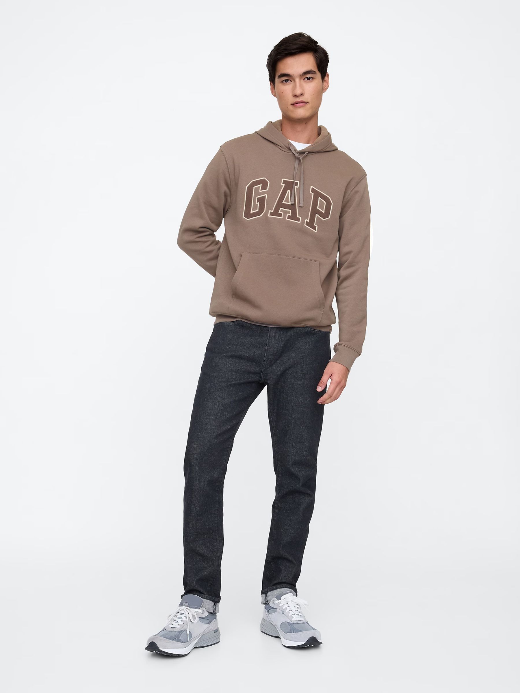 Brown Relaxed Logo Hoodie - Image 3 of 3