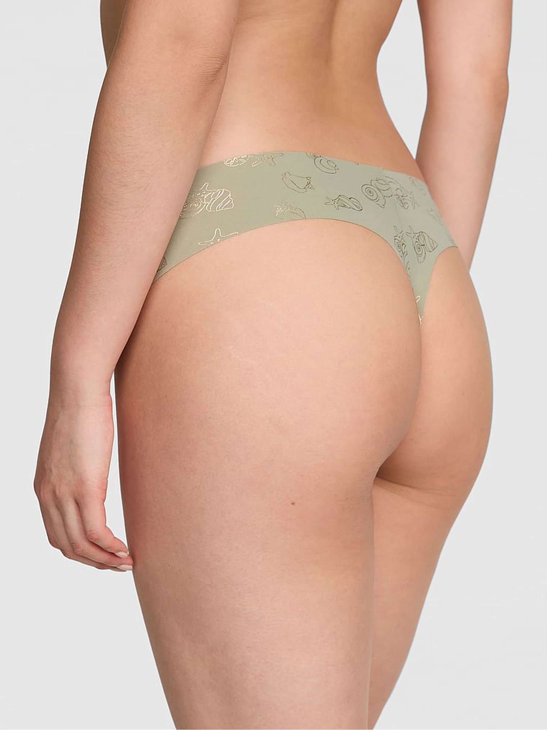 Green Shells Thong No Show Knickers - Image 2 of 2