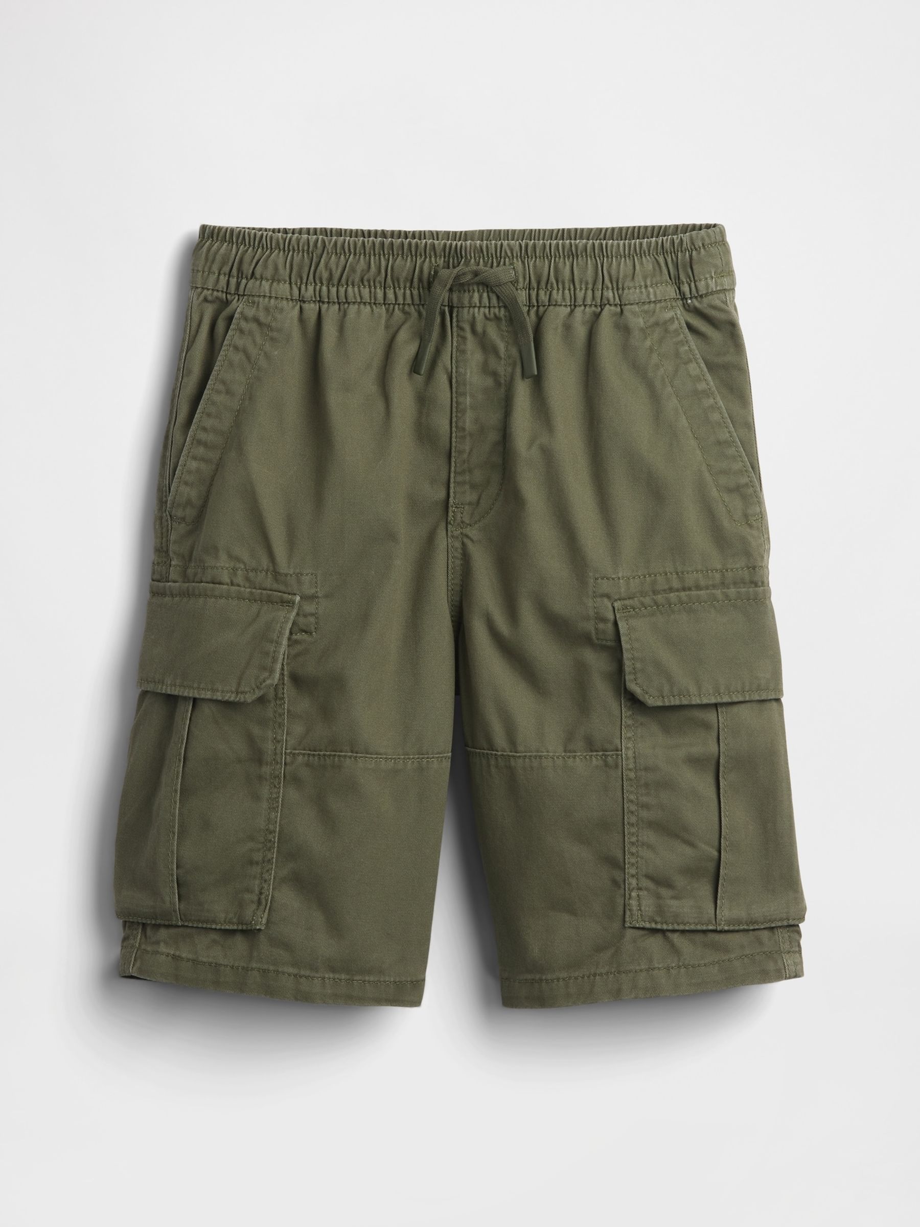 Green Relaxed Easy Cargo Shorts - Image 4 of 5