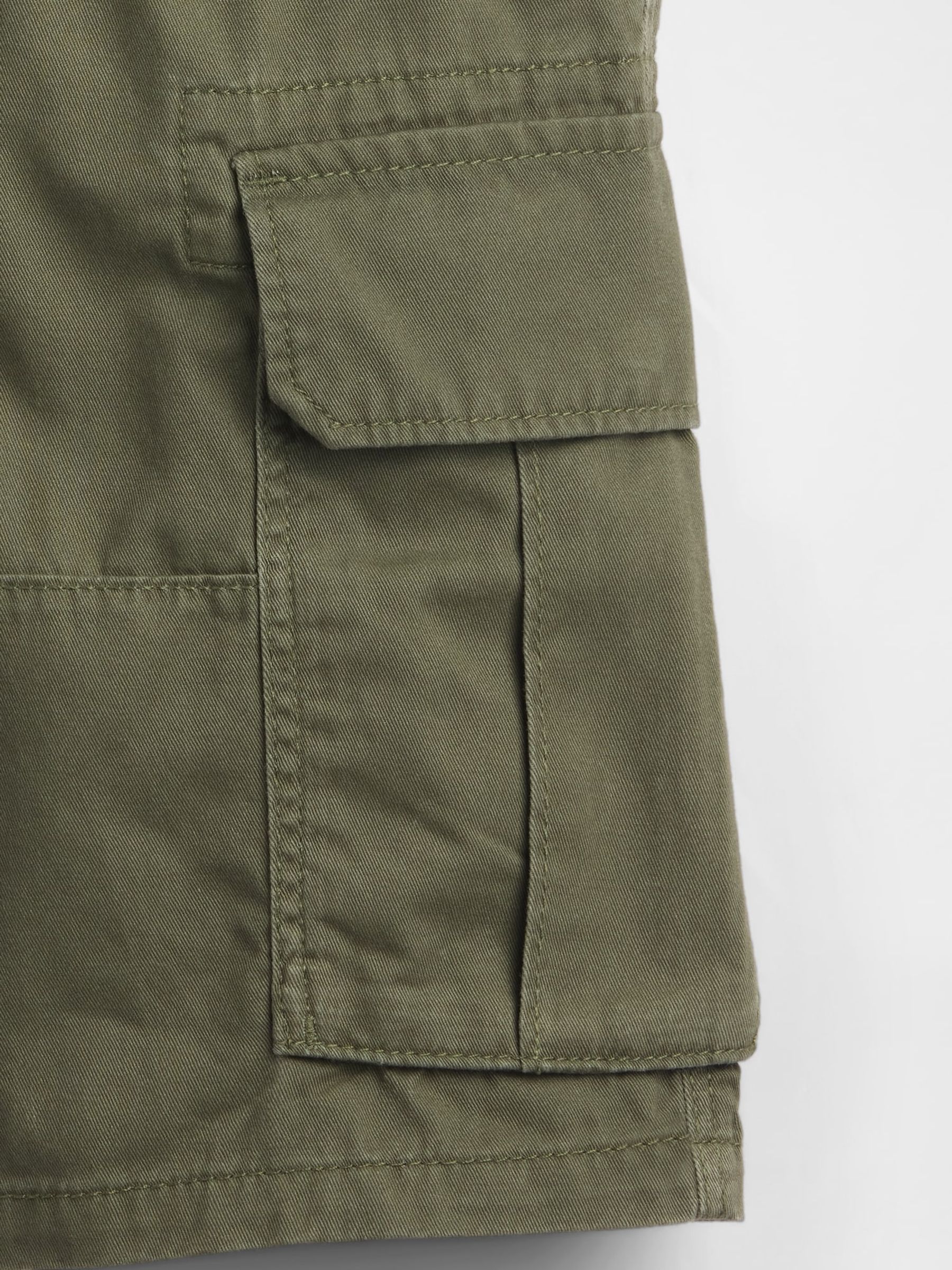 Green Relaxed Easy Cargo Shorts - Image 5 of 5