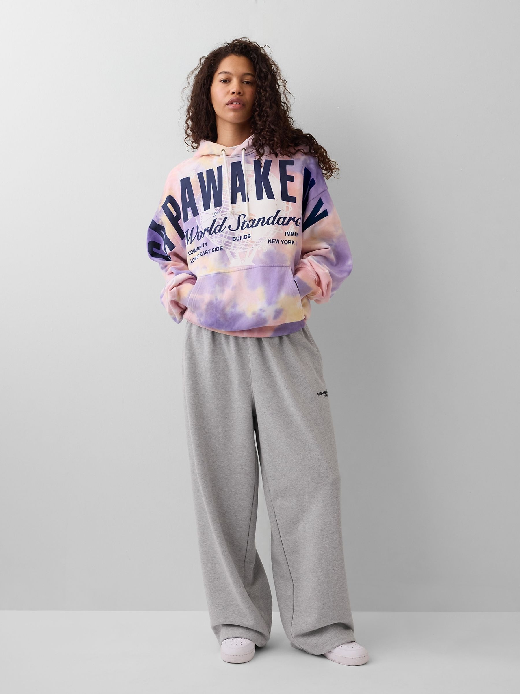 Gap x Awake NY Pink Heavyweight Oversized Logo Hoodie - Image 4 of 6