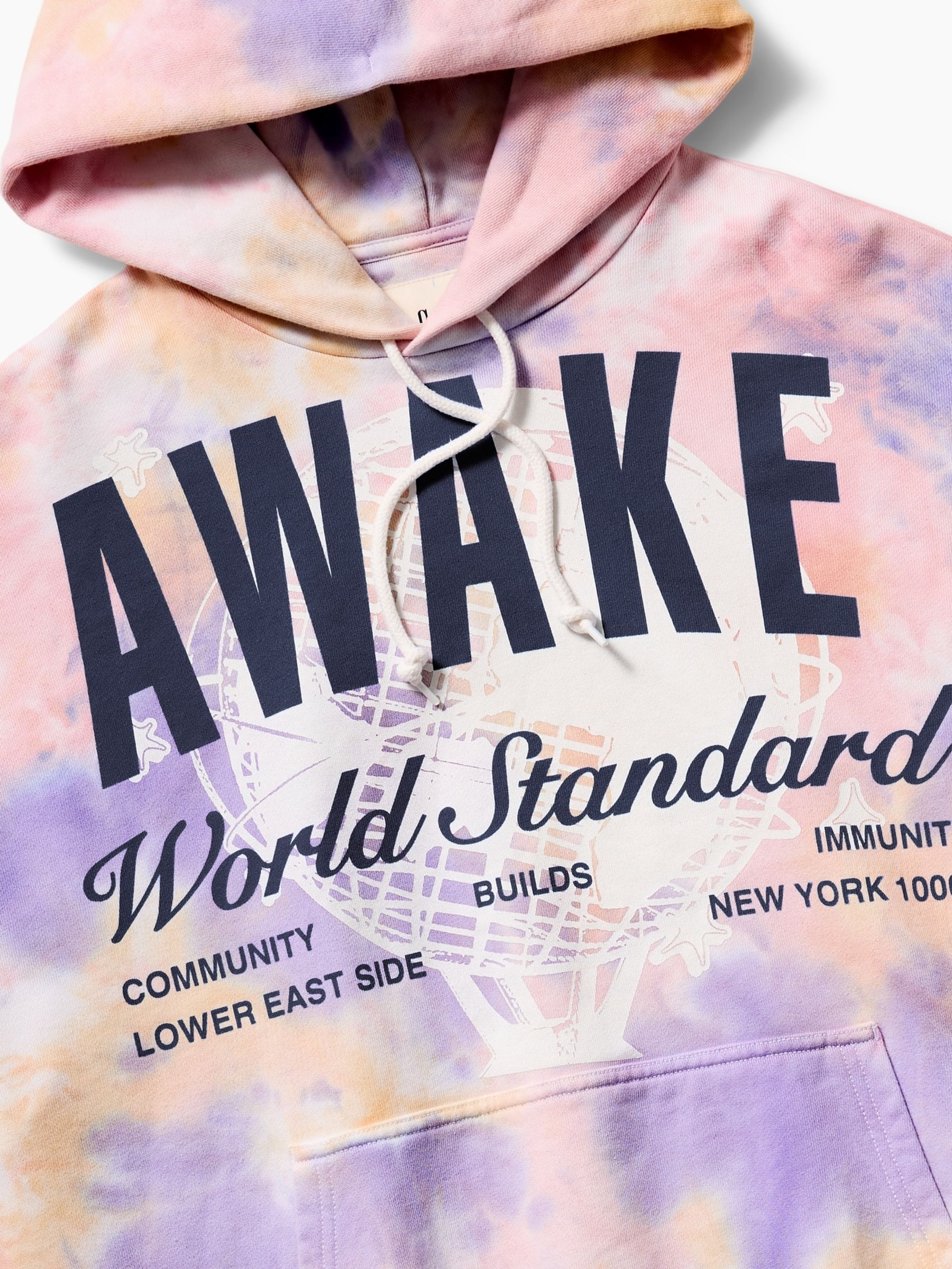 Gap x Awake NY Pink Heavyweight Oversized Logo Hoodie - Image 6 of 6