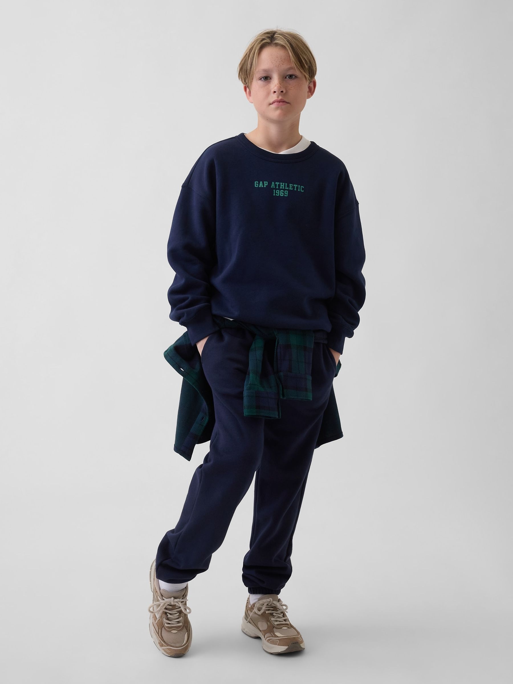 Navy Relaxed Graphic Sweatshirt - Image 3 of 5