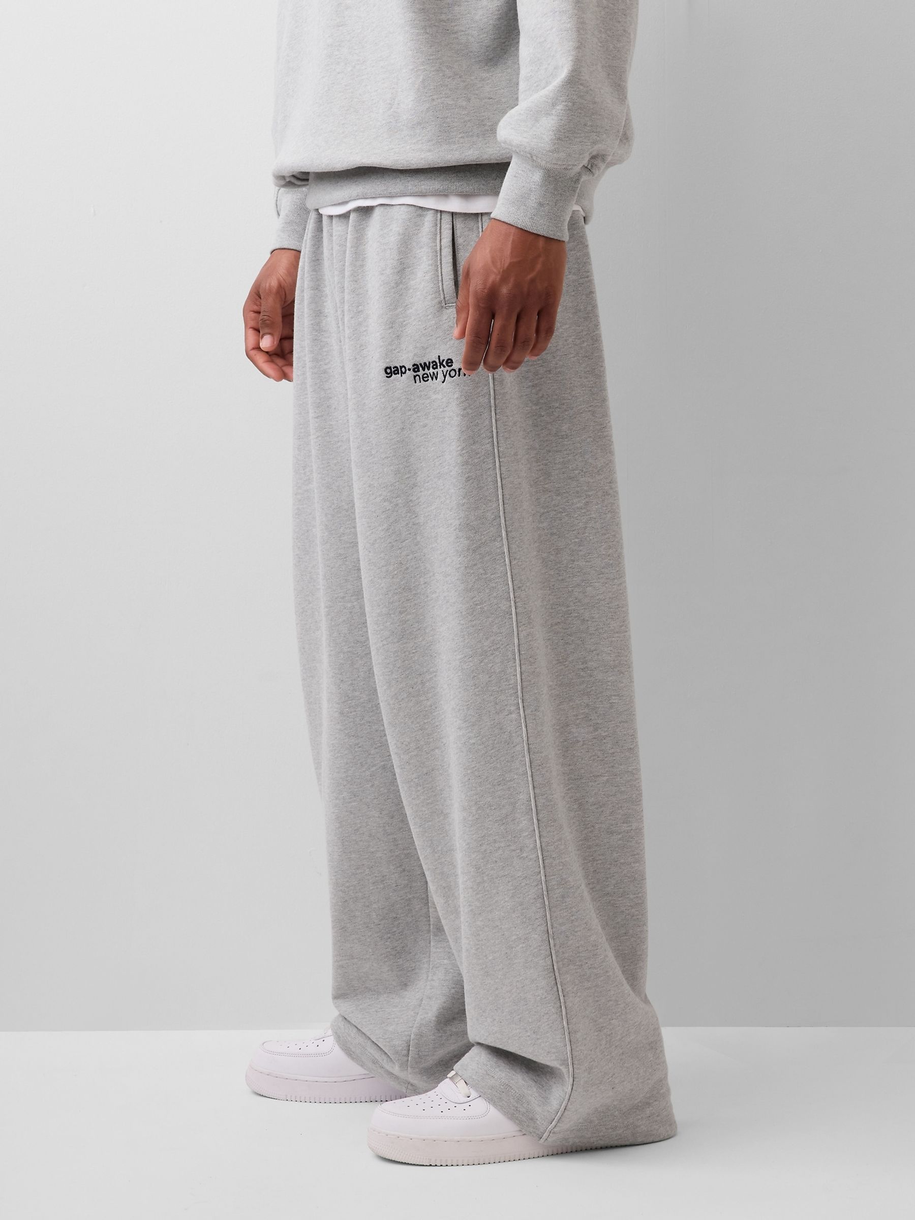 Gap x Awake NY Grey Heavyweight Baggy Joggers - Image 3 of 6